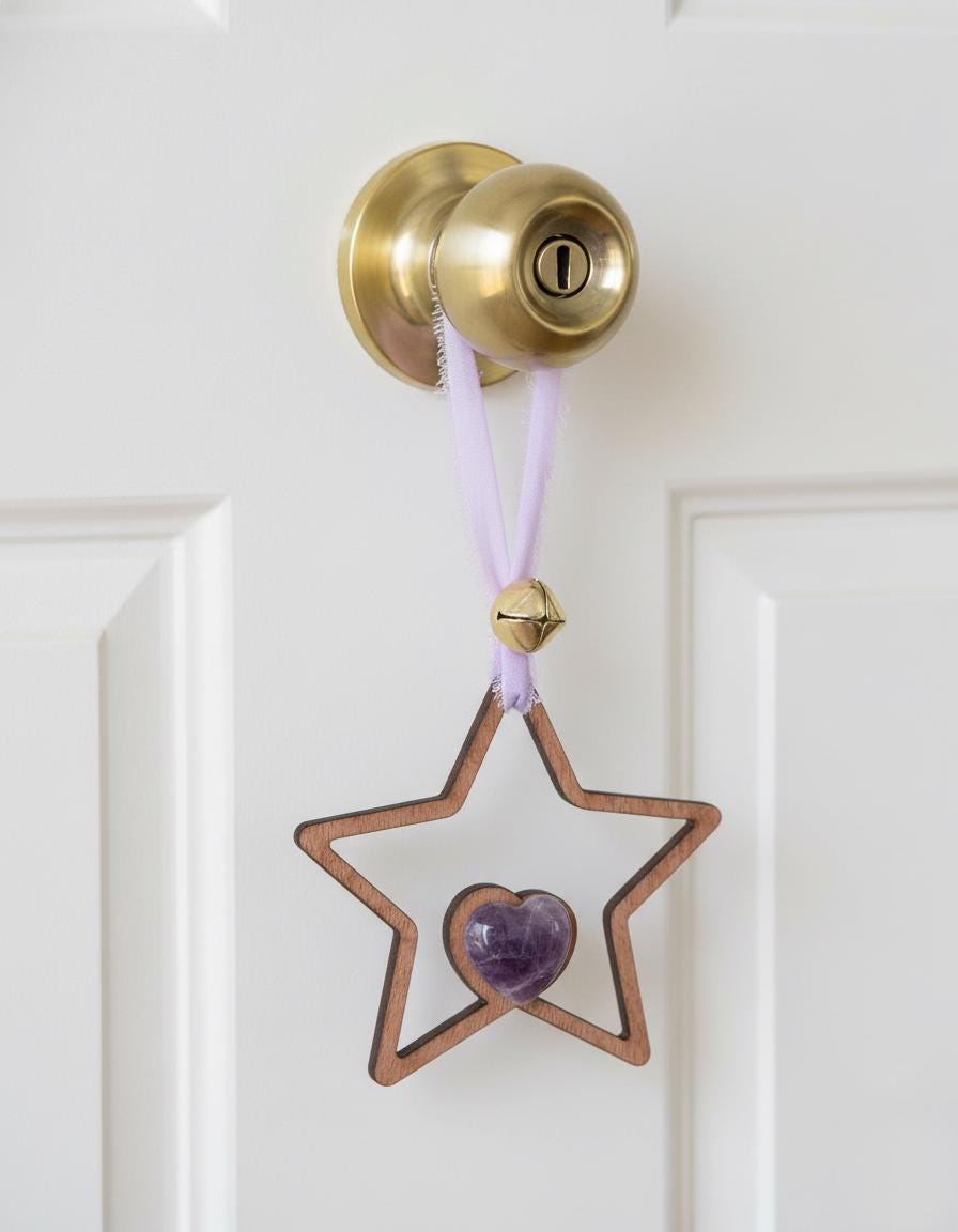 Christmas Star Wooden Story Card With Crystal: product image 10