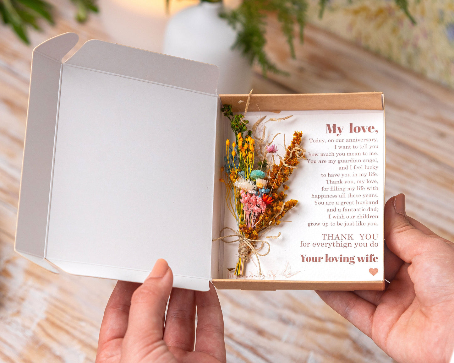 You Are the Best Grandma Dried Flower Card, product photo 10