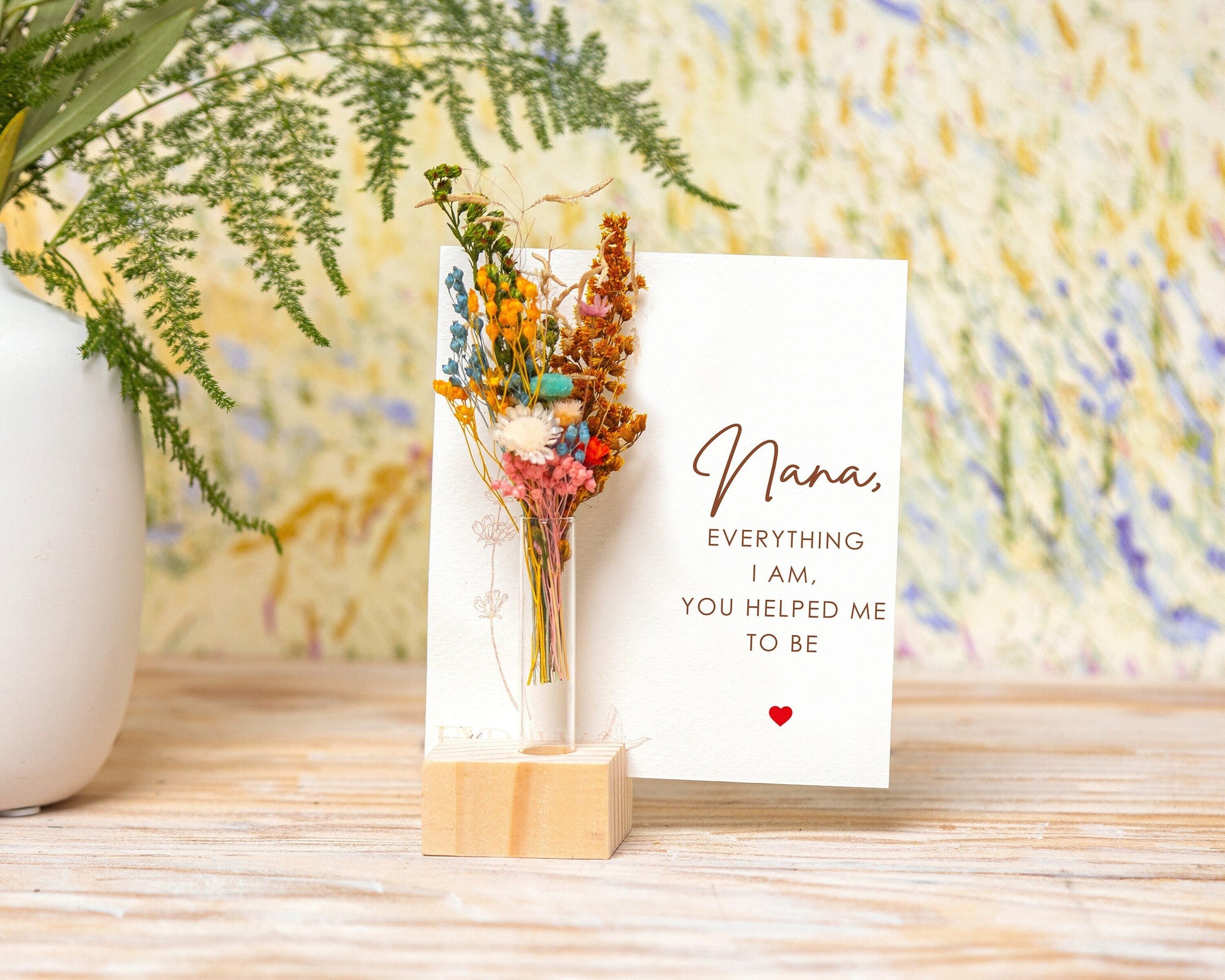 Everything I Am You Helped Me to Be Grandma Card, product photo 4