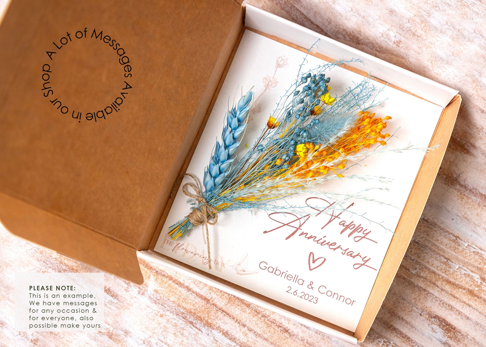 Will You Be My Groomsman Dried Flower Card, product photo 9
