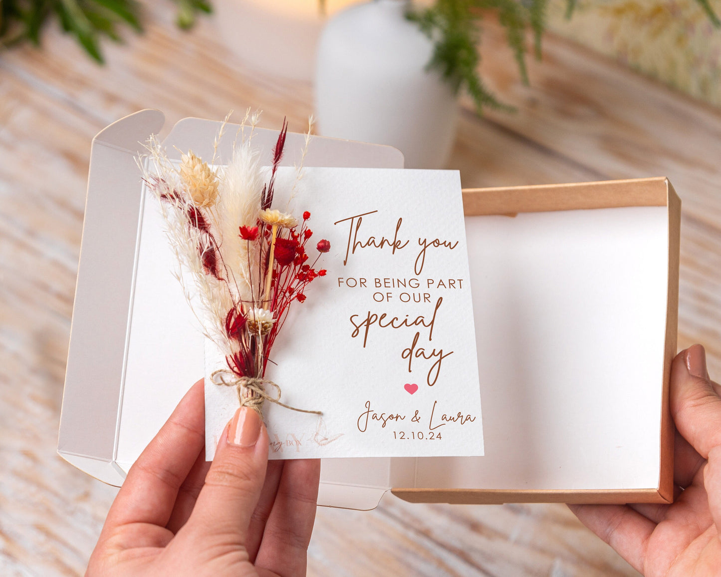Thank You for Being Part of Our Special Day Card, product photo 9