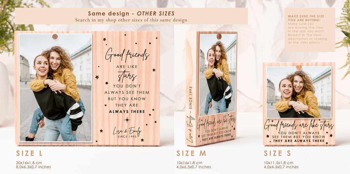 Friends Are Like Stars Photo Frame