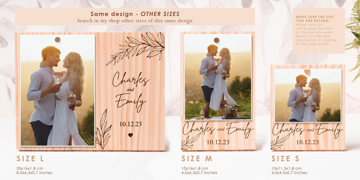 Personalized Valentine's Photo Frame for Him
