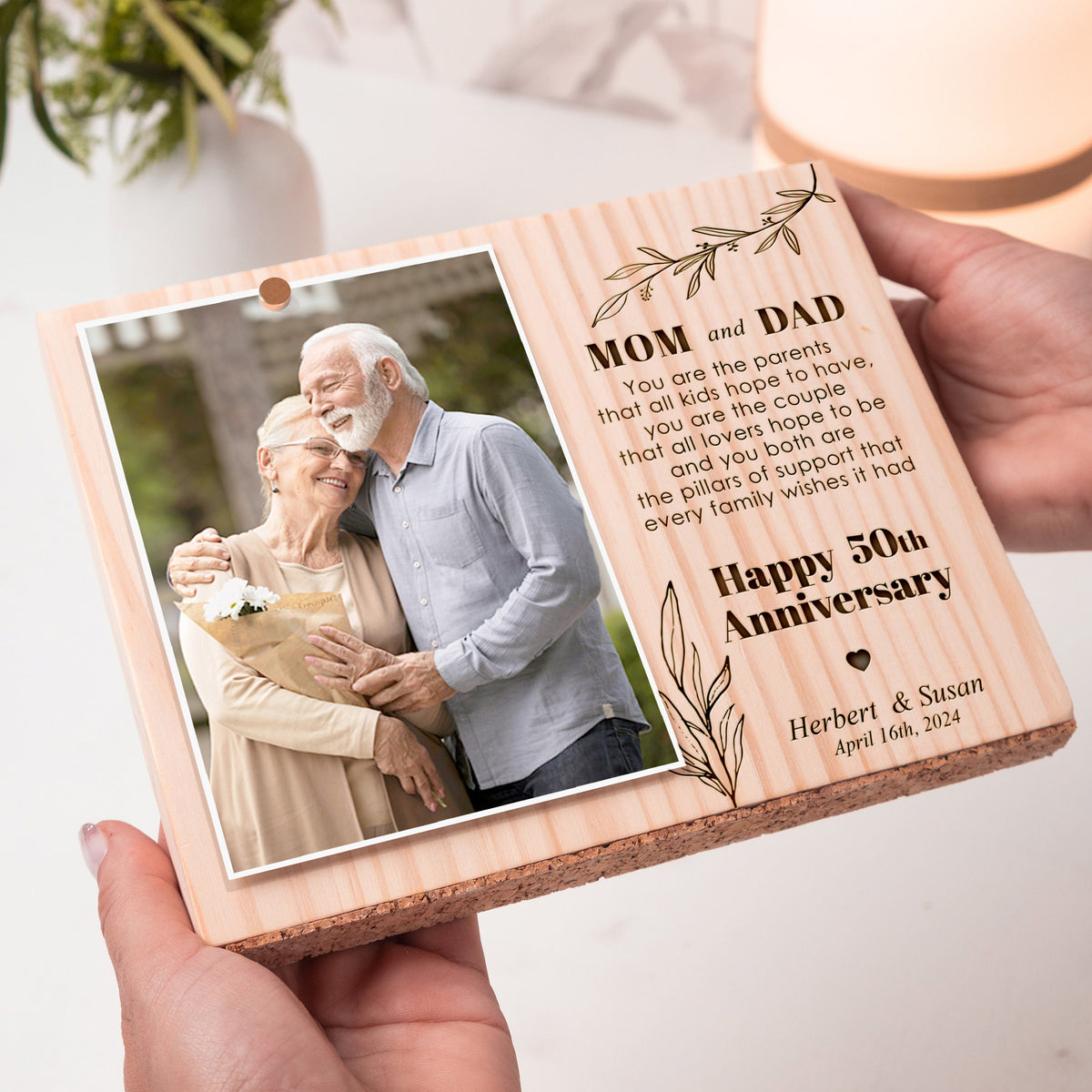 50th Anniversary Photo Frame