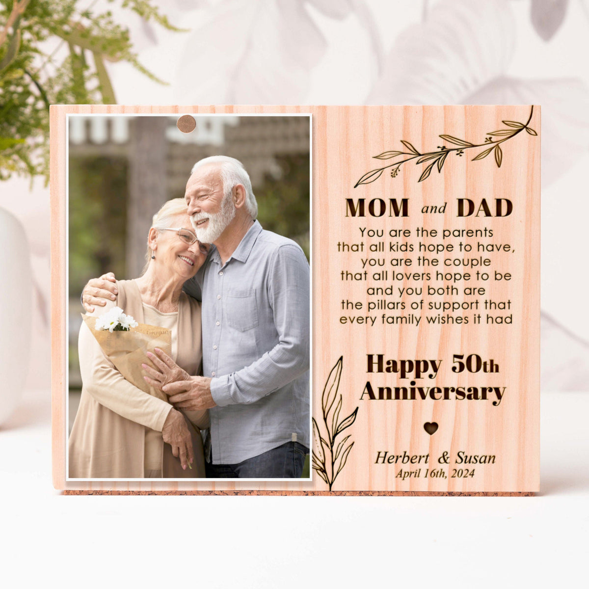 50th Anniversary Photo Frame