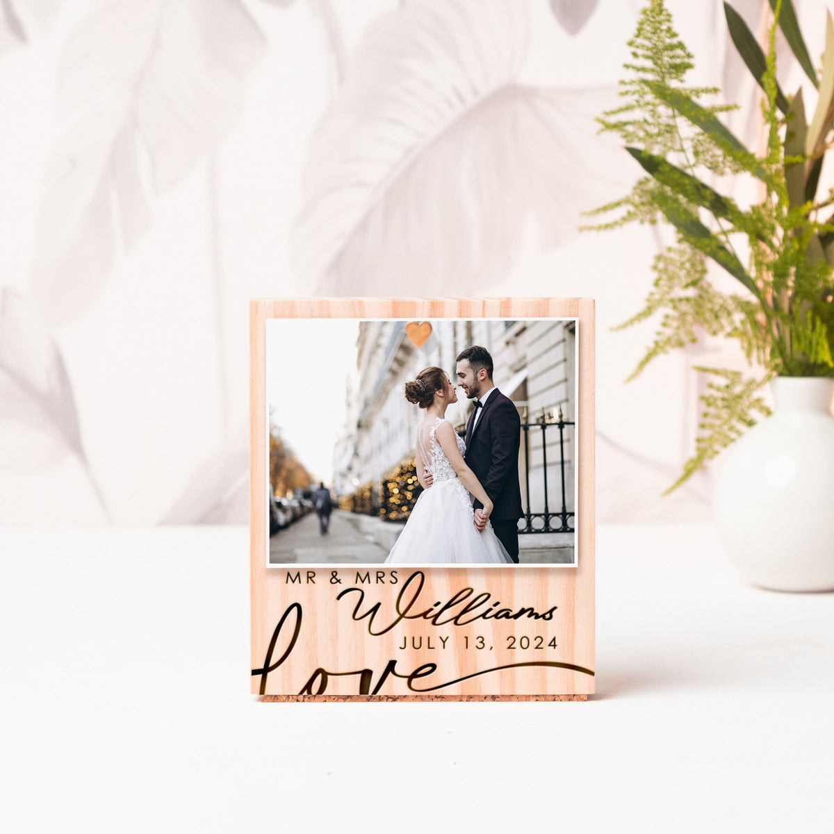 Personalized Wedding Couple Photo Frame