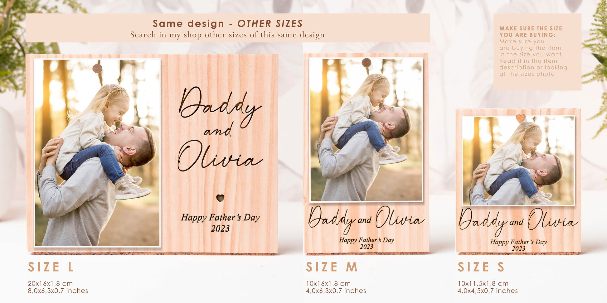 Daddy and Me Photo Frame