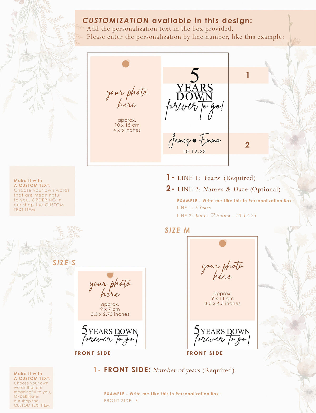 Mr & Mrs Wedding Day Photo Frame