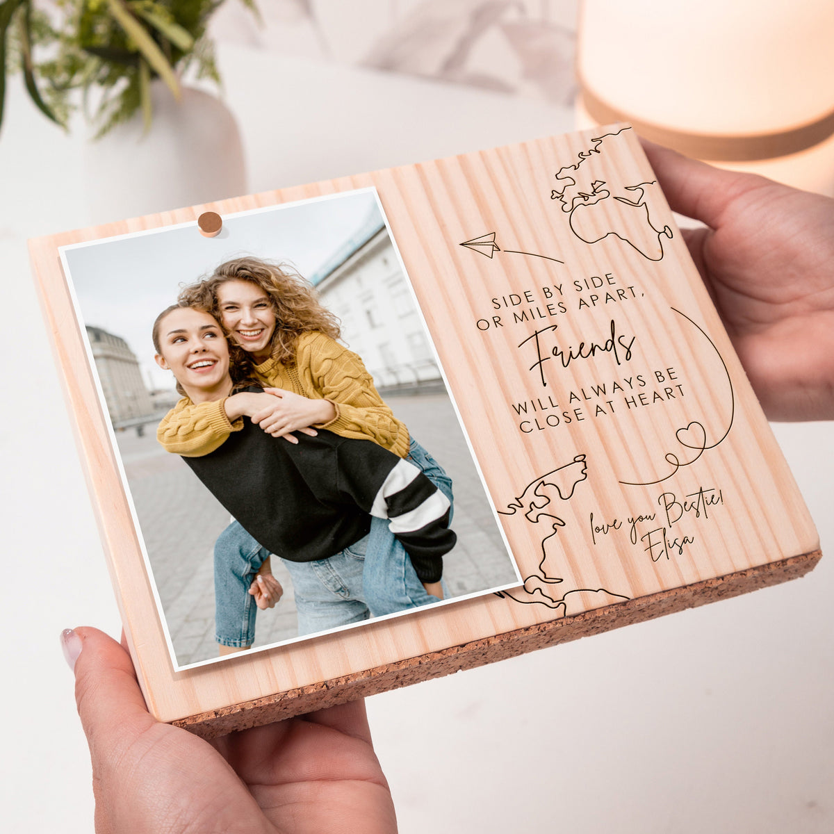 Personalized Long Distance Photo Frame