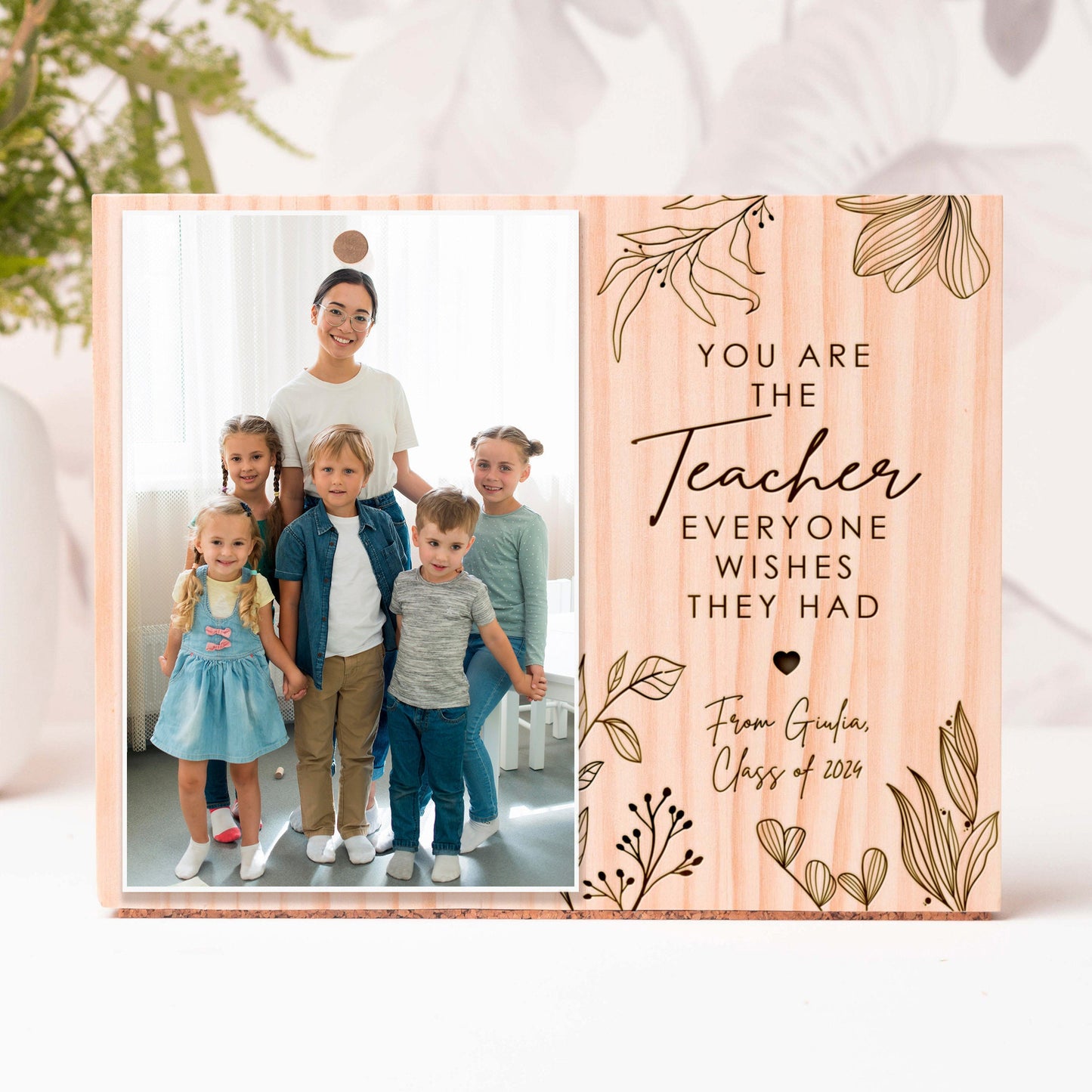 Personalized Teacher Photo Frame