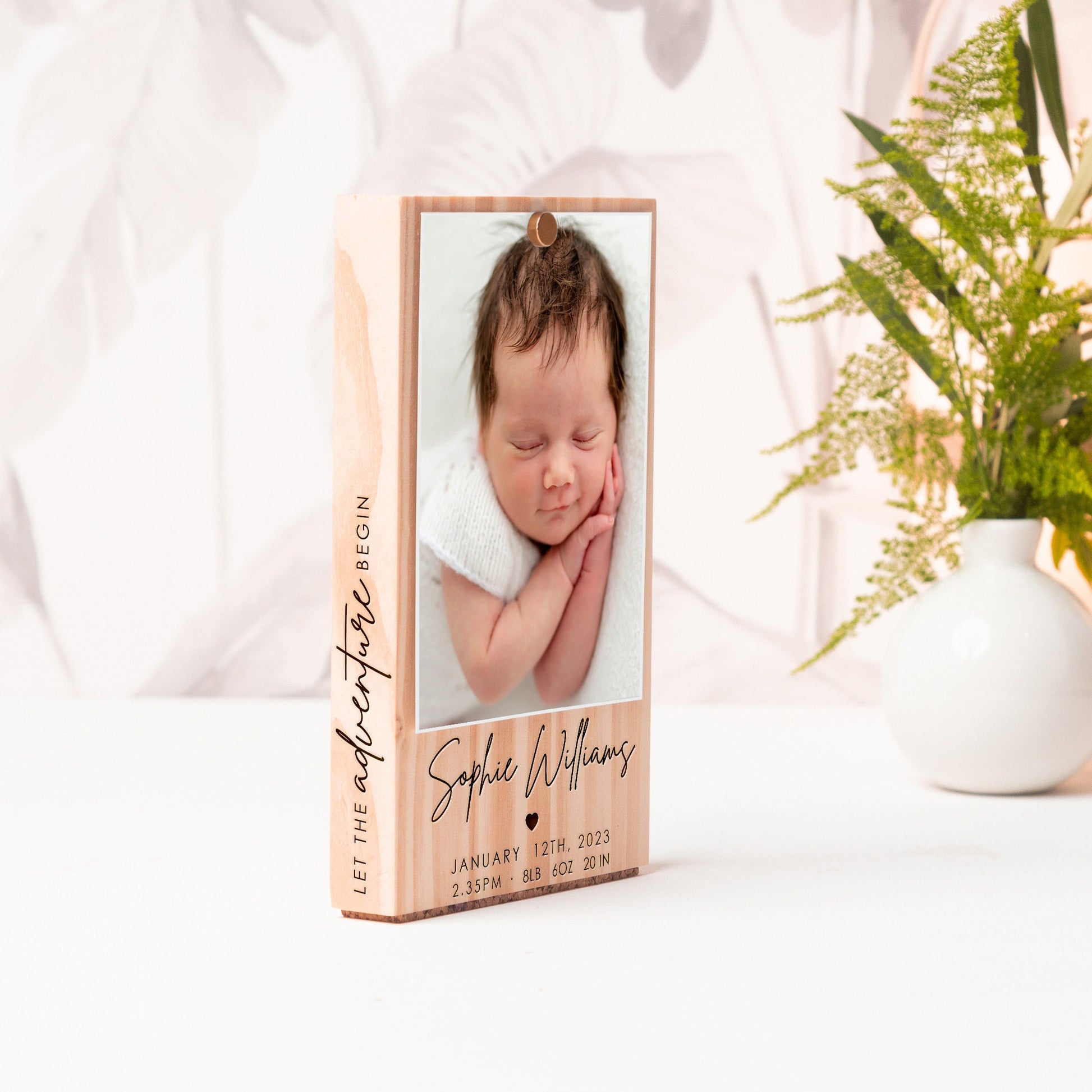 Personalized New Baby Photo Frame