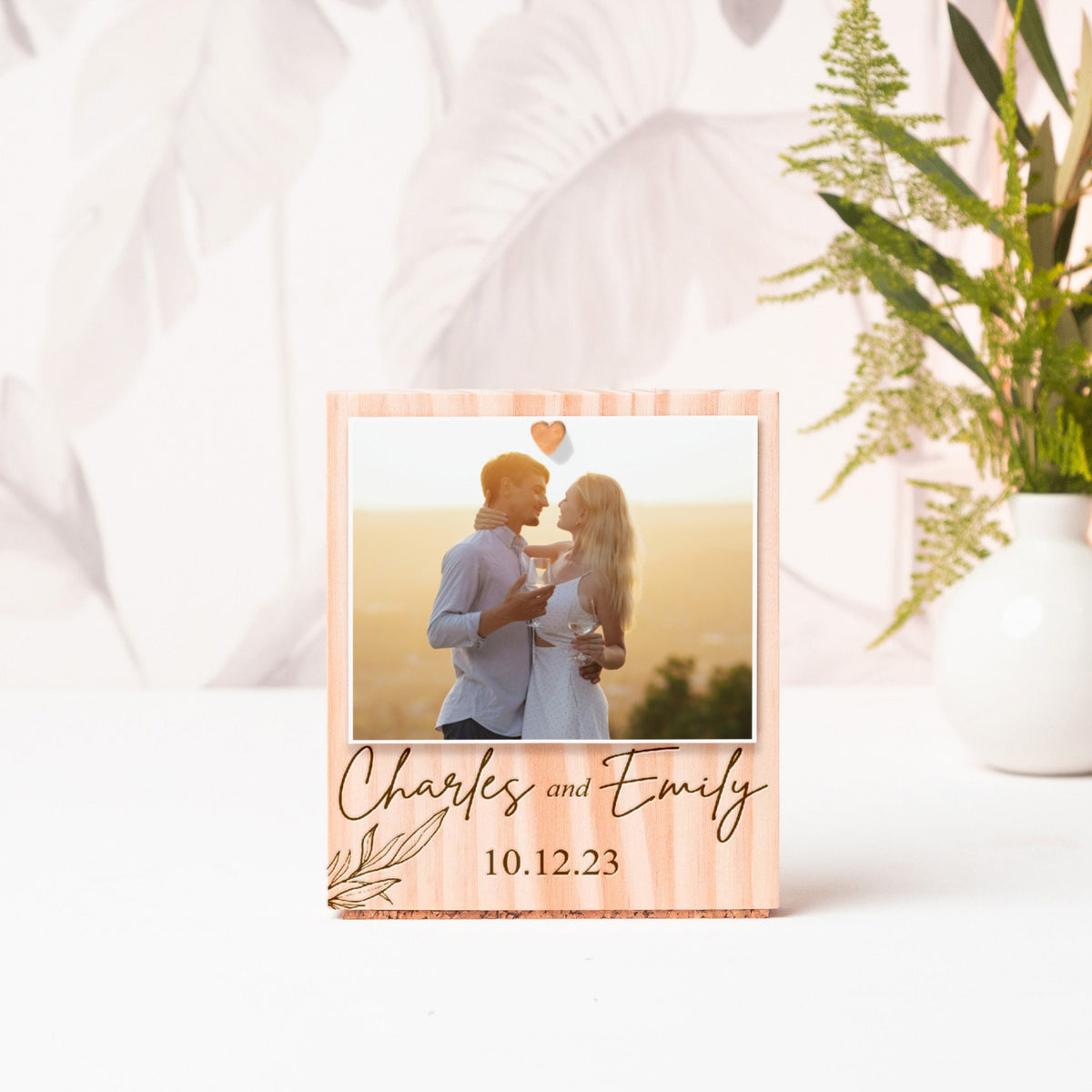 Personalized Valentine's Photo Frame for Him