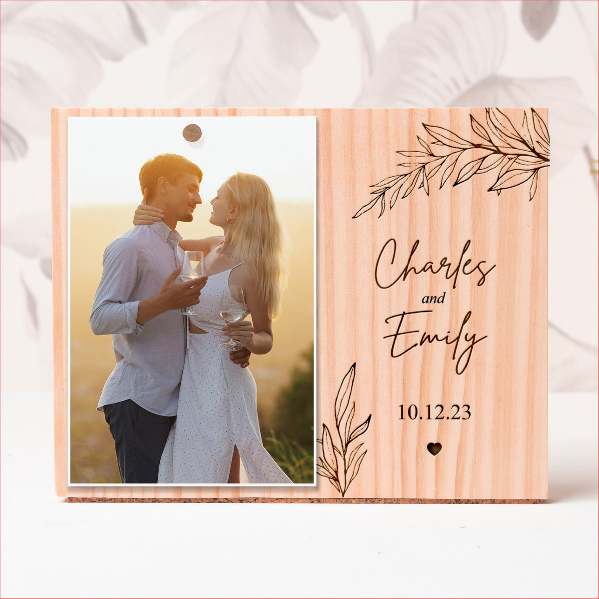 Personalized Valentine's Photo Frame for Him