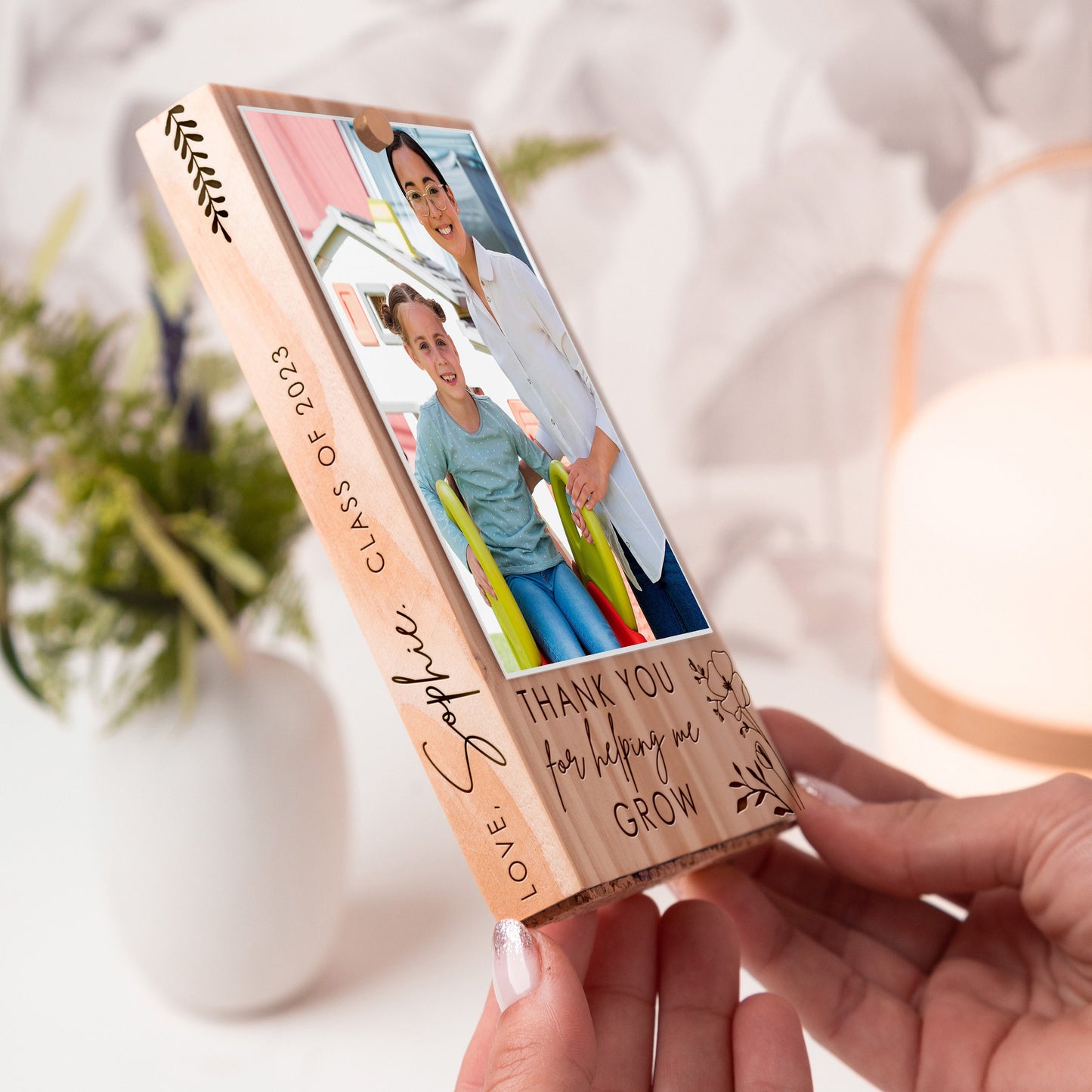 Personalized Teacher Appreciation Photo Frame
