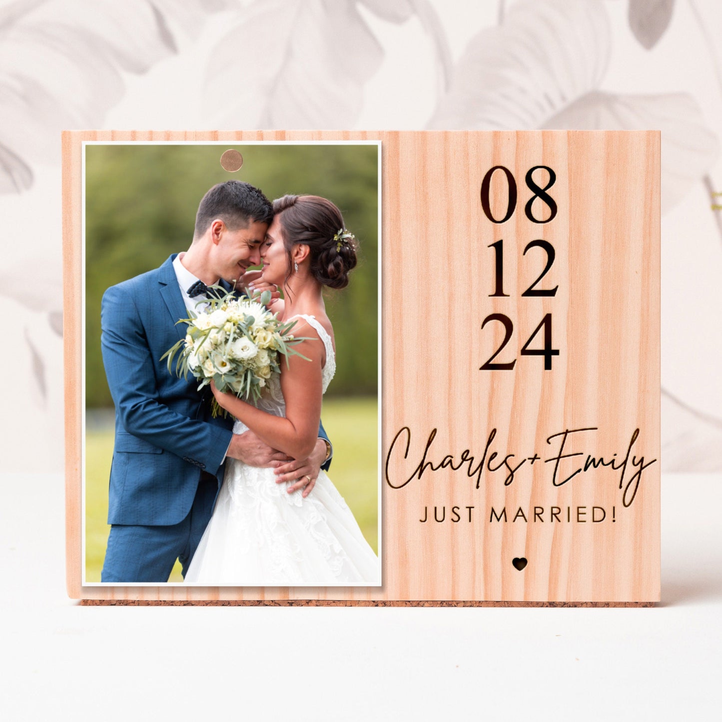 Personalized Engagement Photo Frame