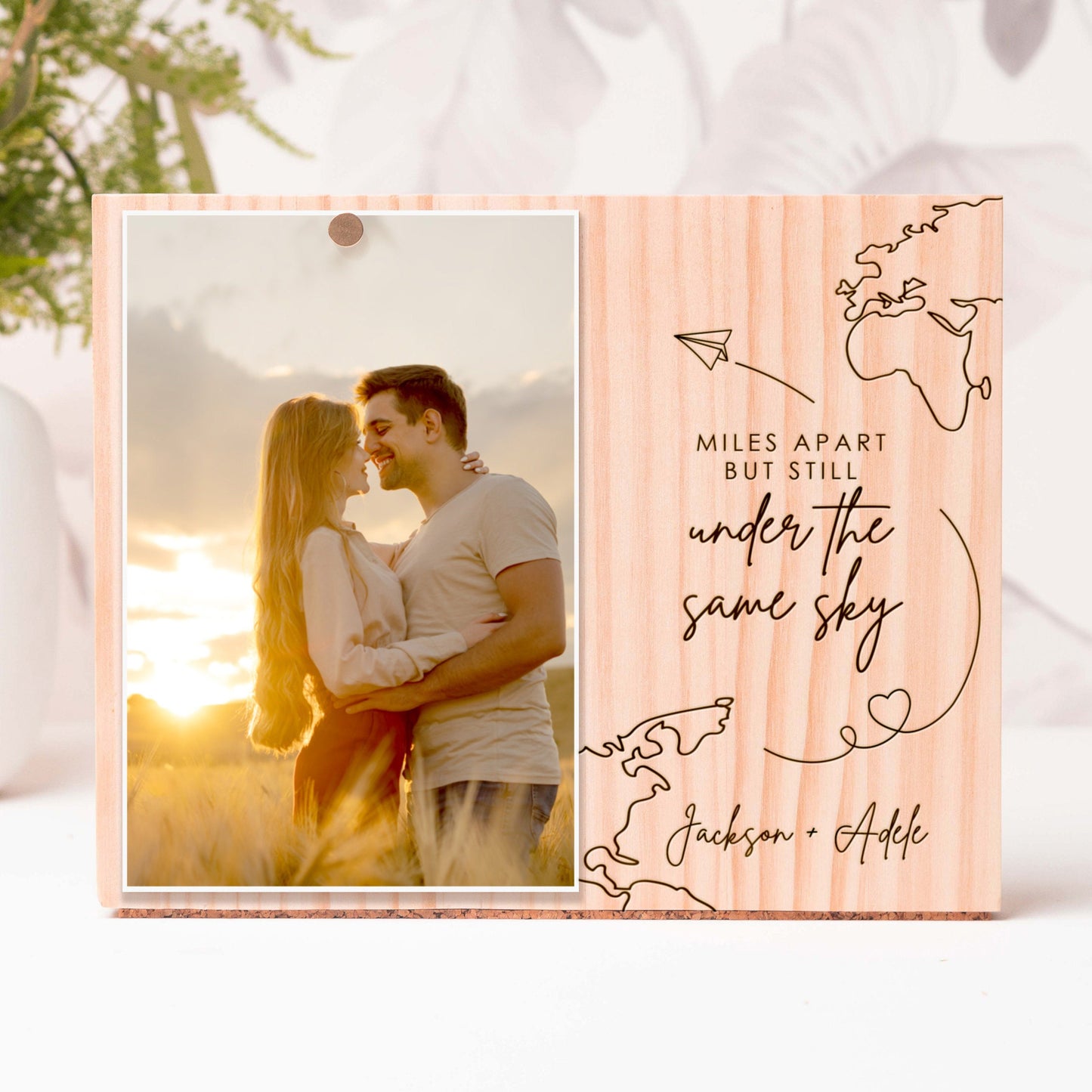 Long Distance Relationship Photo Frame