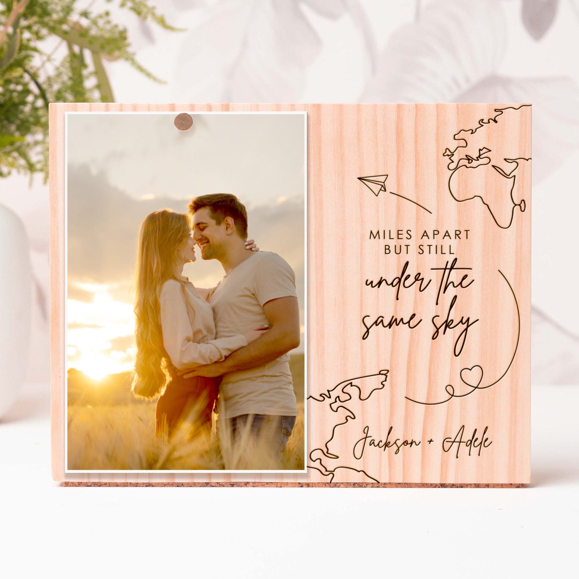 Long Distance Relationship Photo Frame