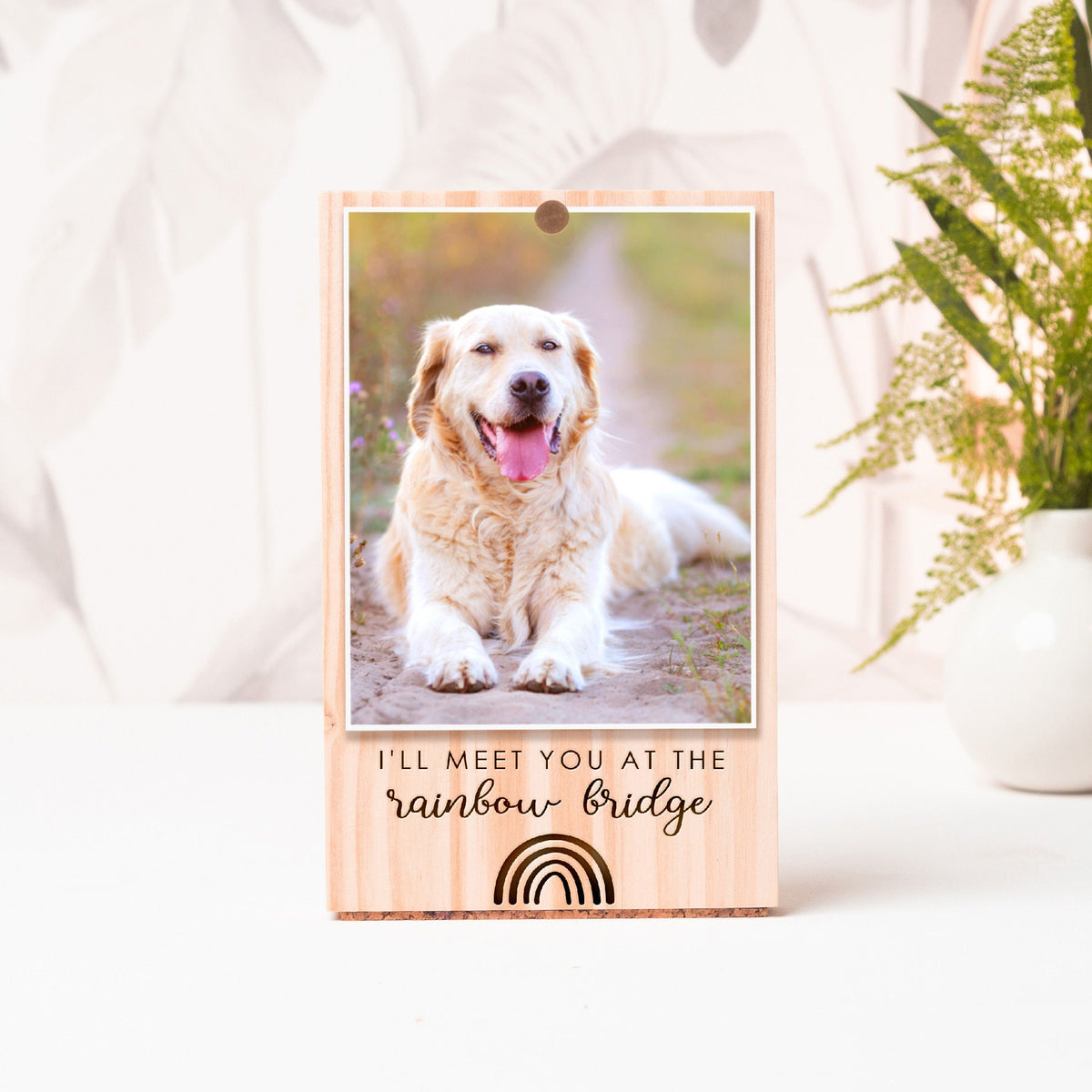 Pet Memorial Photo Frame · Remembrance Design