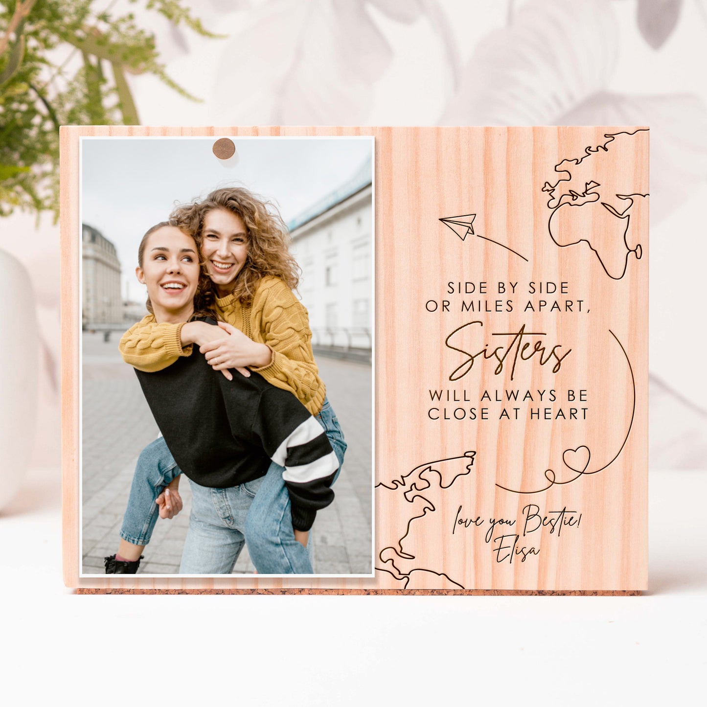 Personalized Long Distance Photo Frame