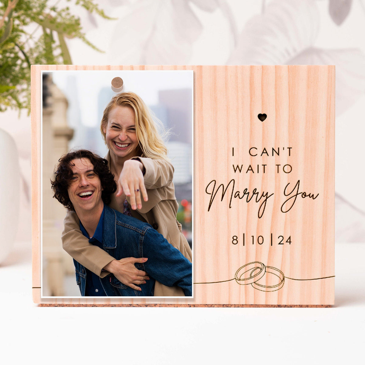 I Can't Wait to Marry You Photo Frame