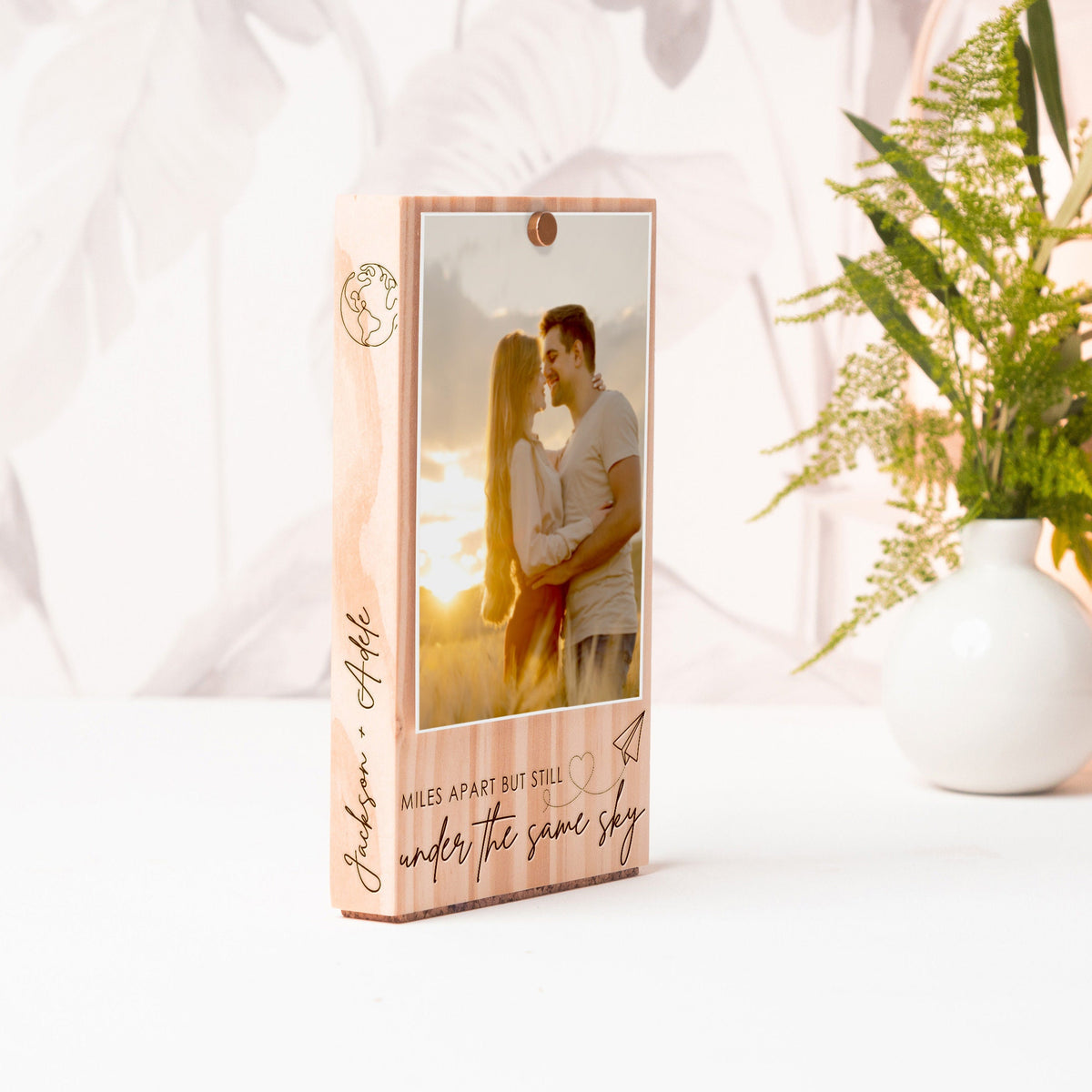 Long Distance Relationship Photo Frame