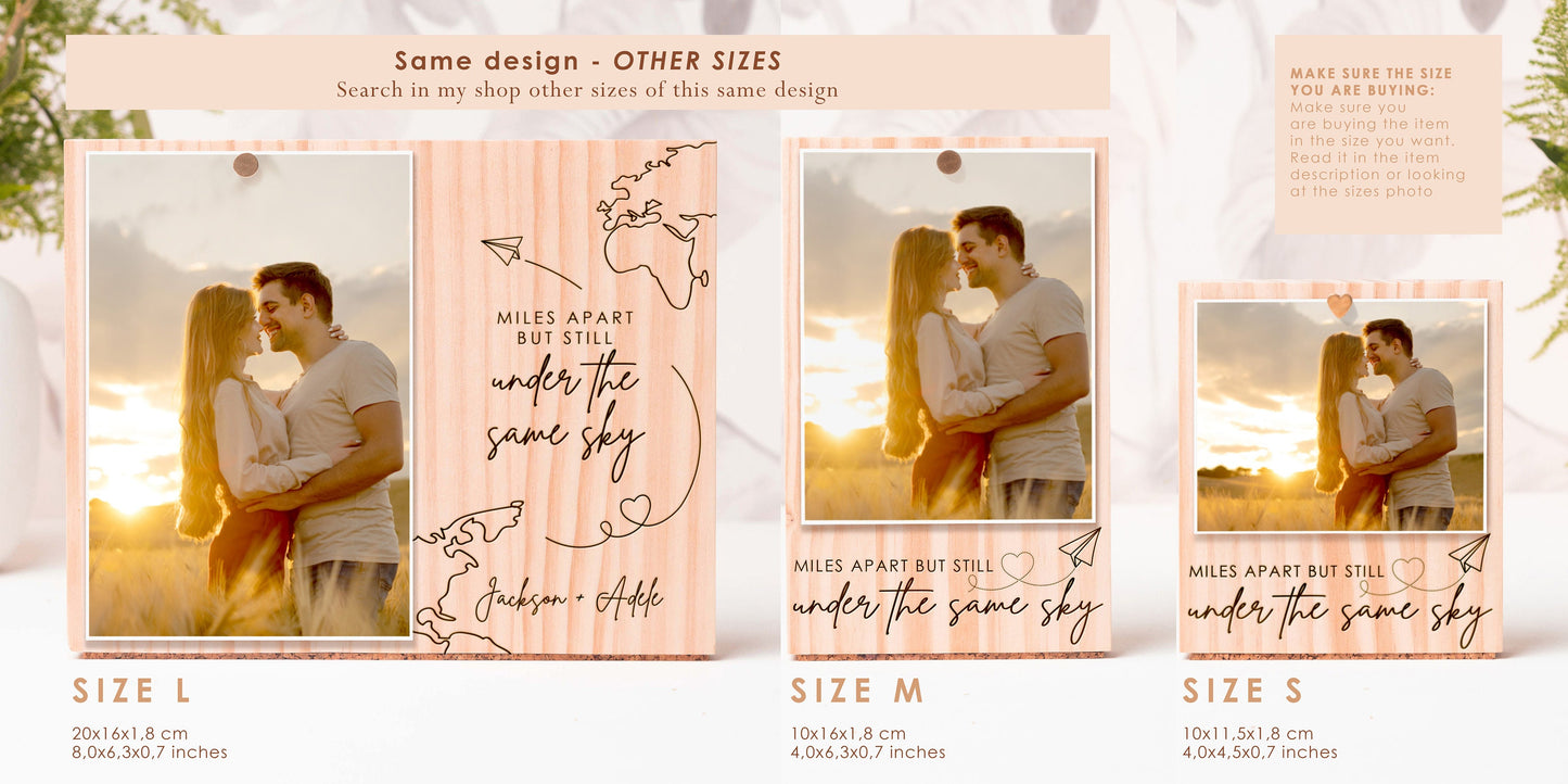 Long Distance Relationship Photo Frame