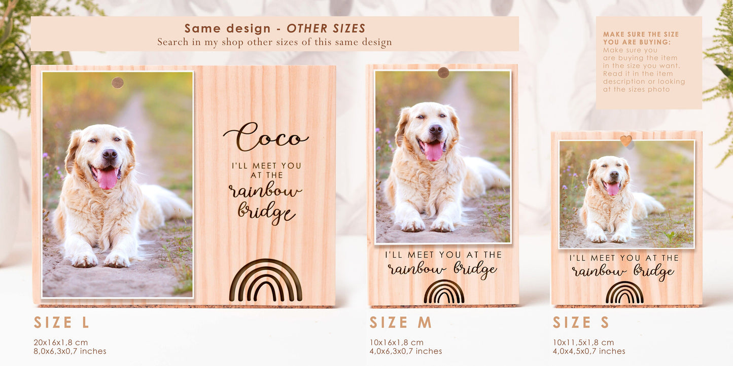 Pet Memorial Photo Frame · Remembrance Design