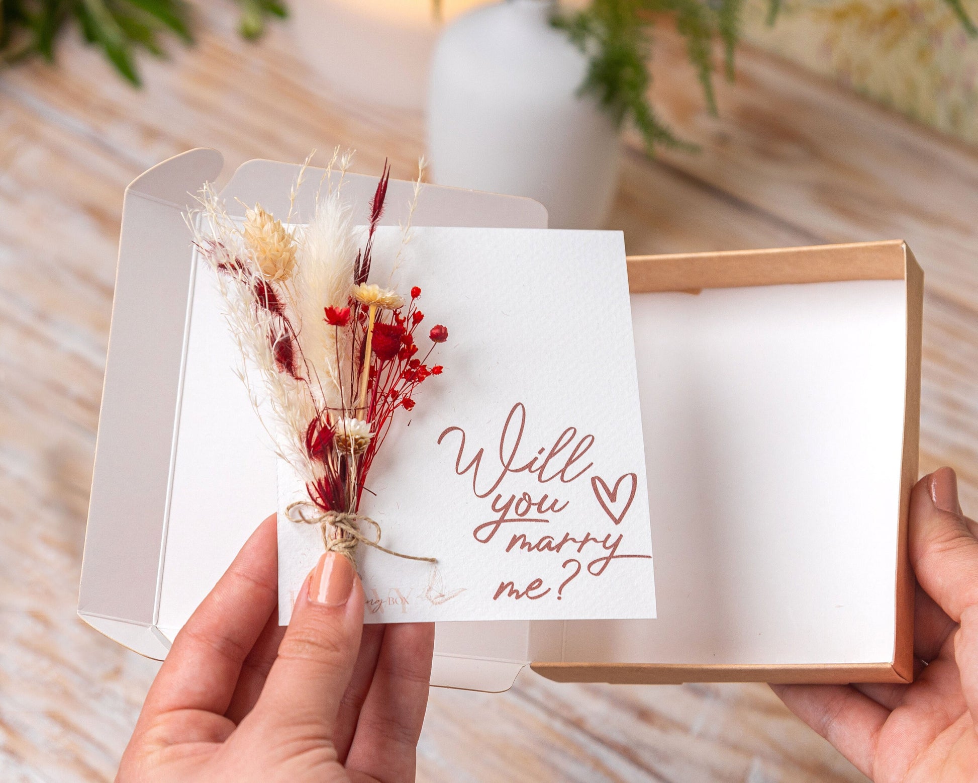 Happy 20th Birthday Dried Flower Card, product photo 10