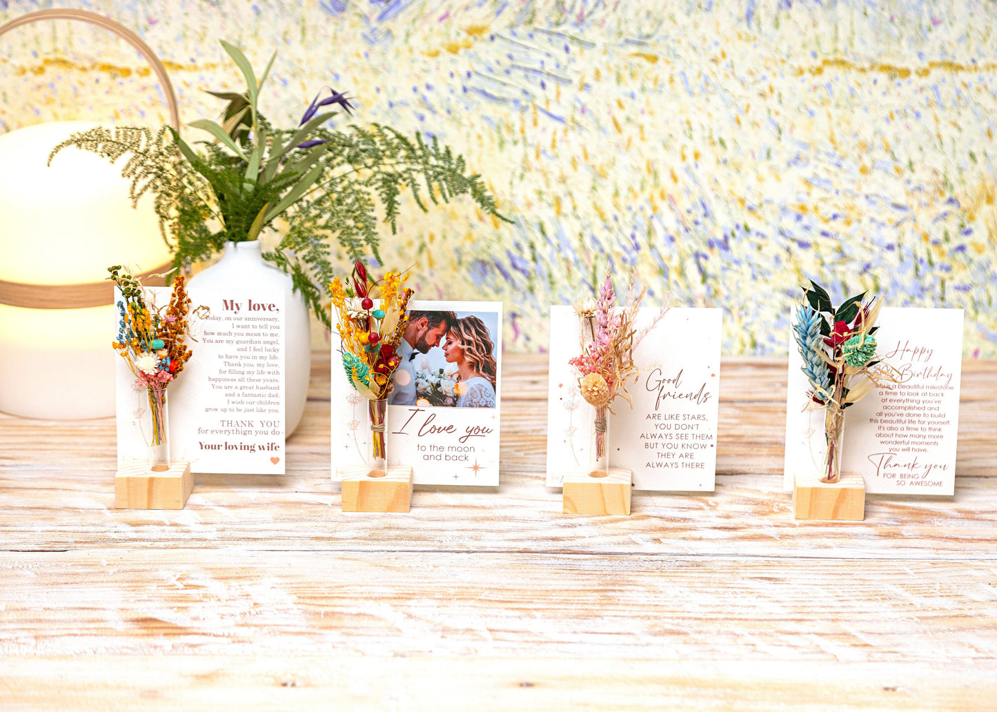 Thank You Mom Dried Flower Card, product photo 10