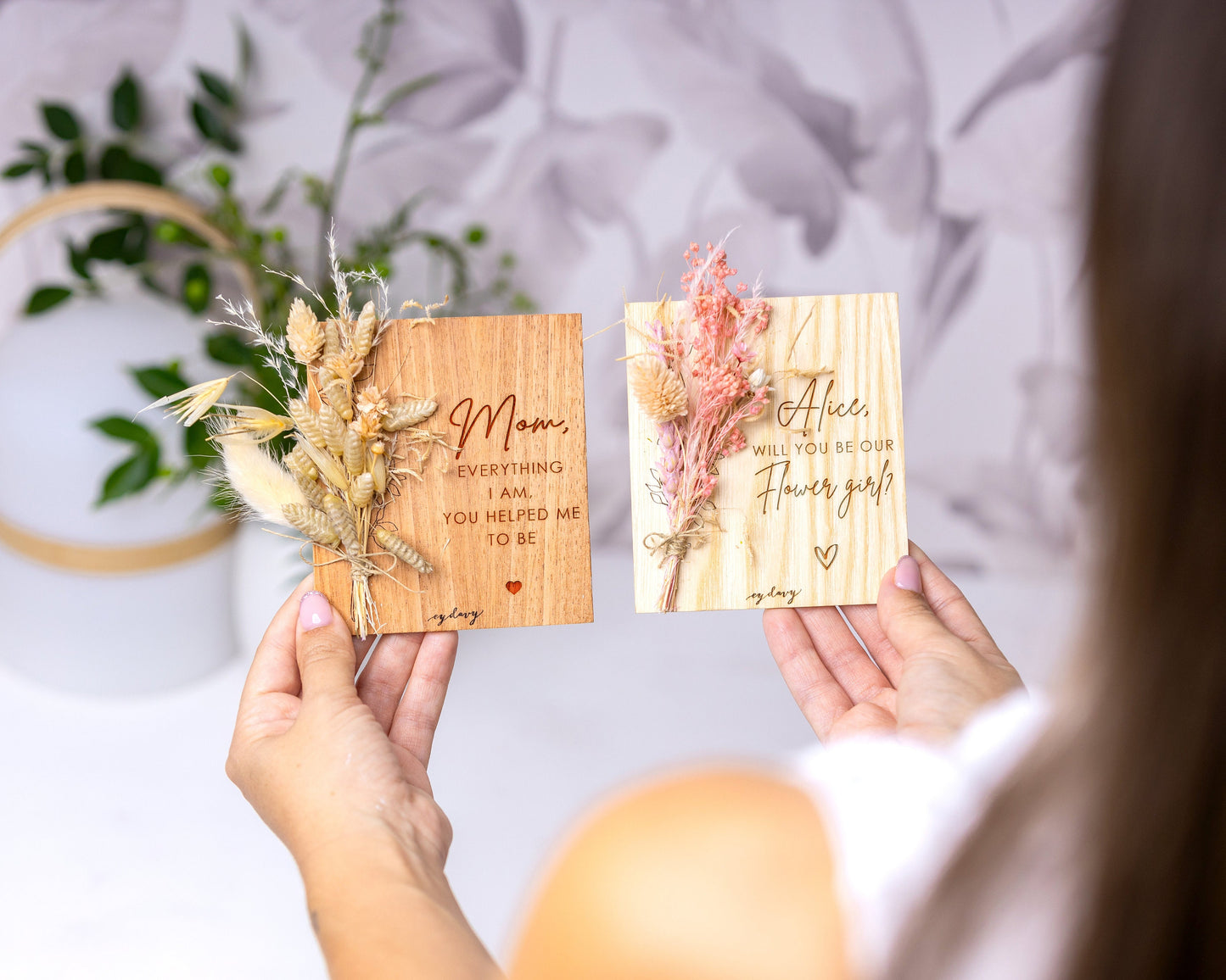 Happy Mother’s Day to My Everything Dried Flower Card, product photo 10