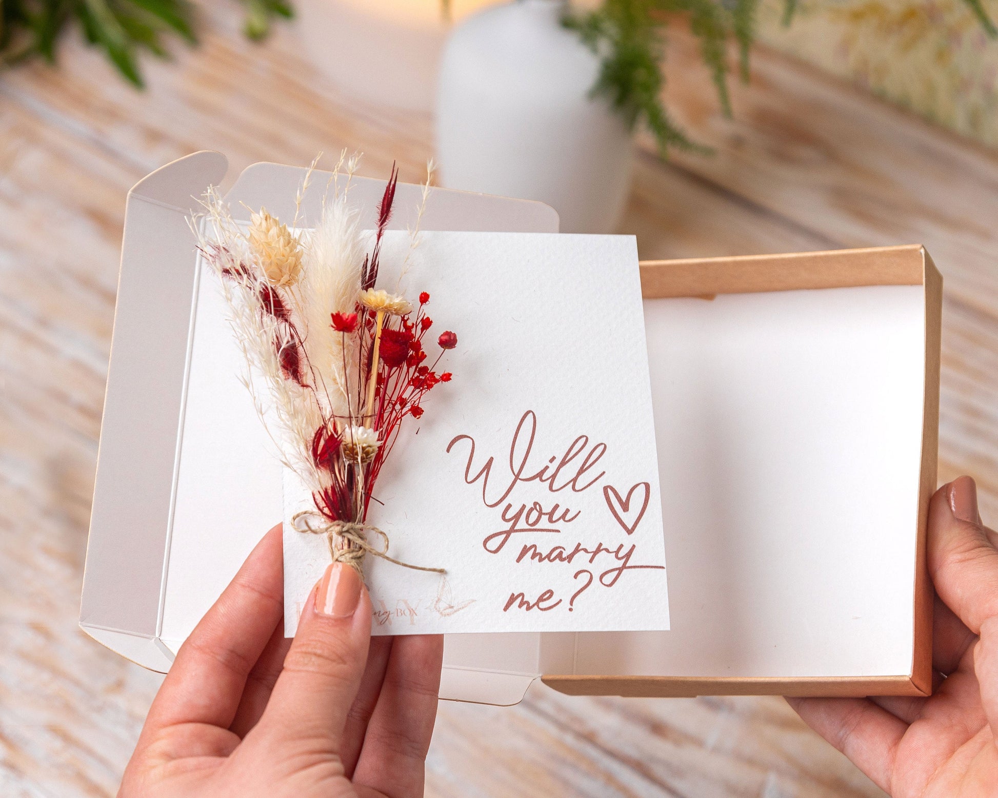 You Have No Idea How Amazing You Are Dried Flower Card, product photo 8