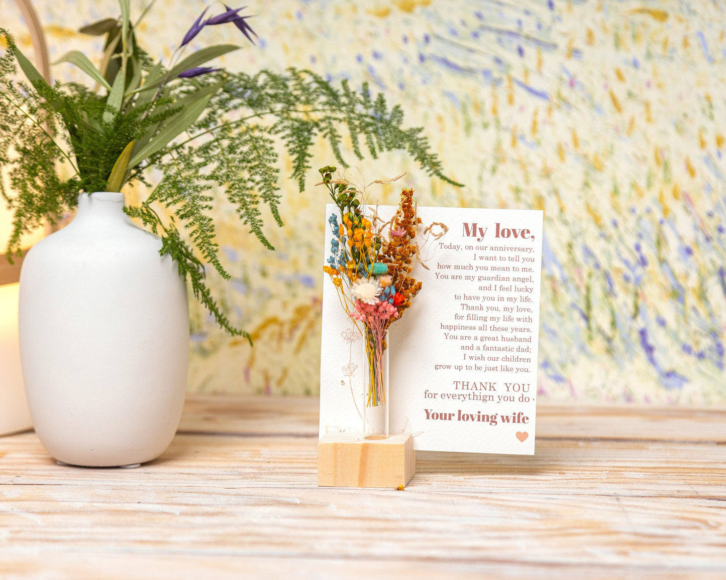 Will You Be My Bridesmaid Dried Flower Card, product photo 16