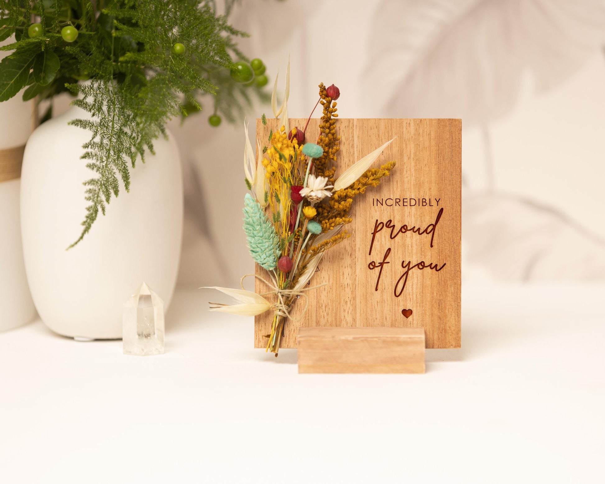 Incredibly Proud of You Dried Flower Card, product photo 8