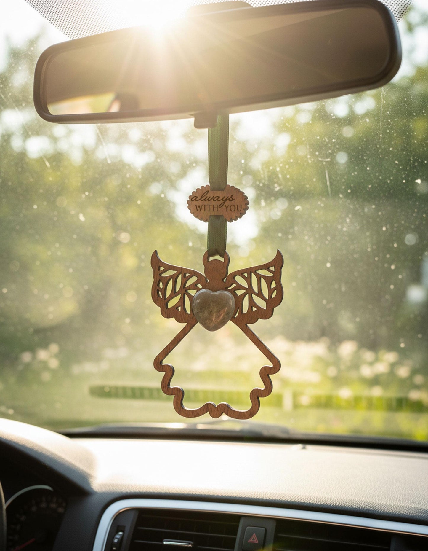 Guardian Angel Wooden Story Card With Crystal: product image 9