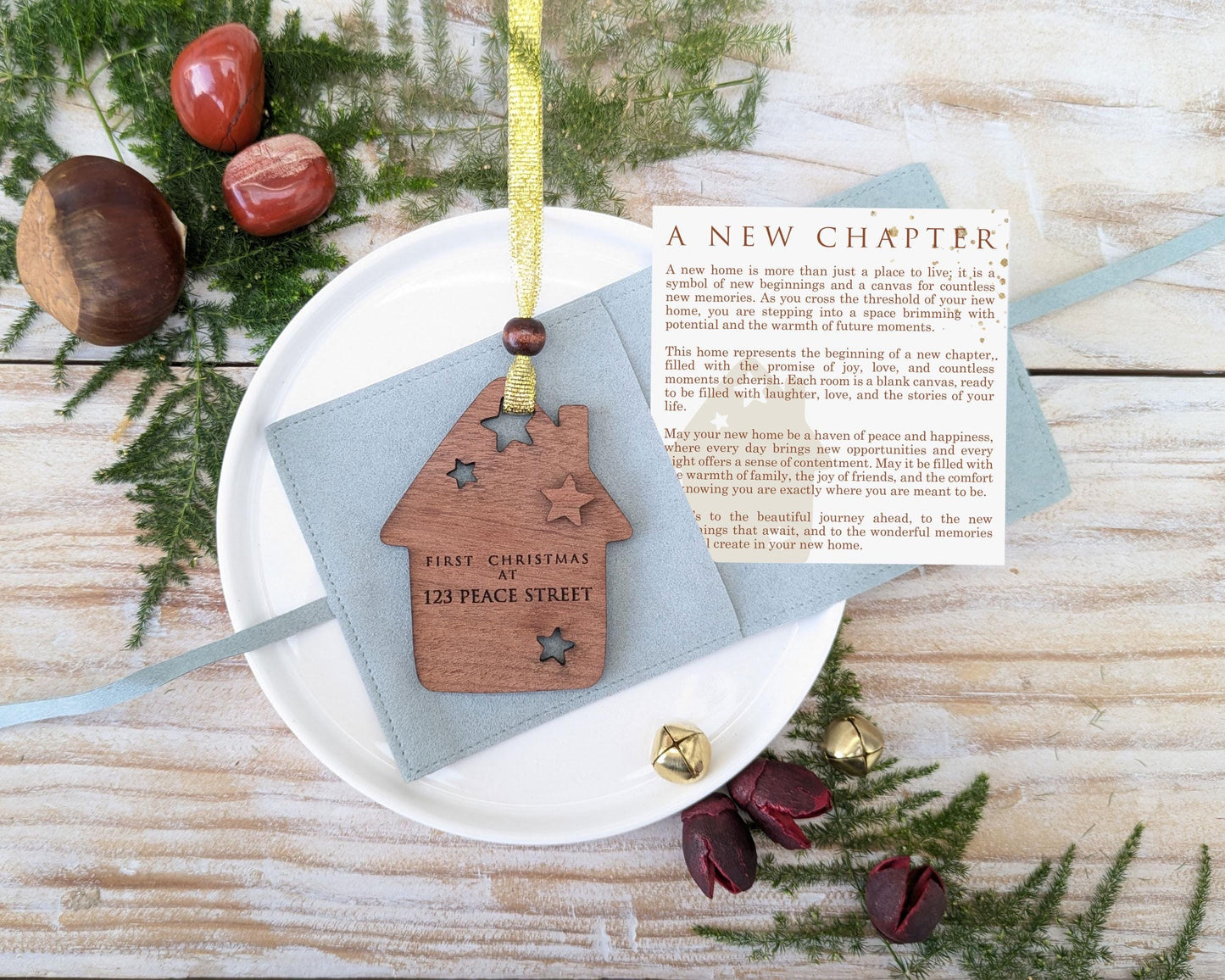 Personalized New Home Wooden Story Card: product image 2