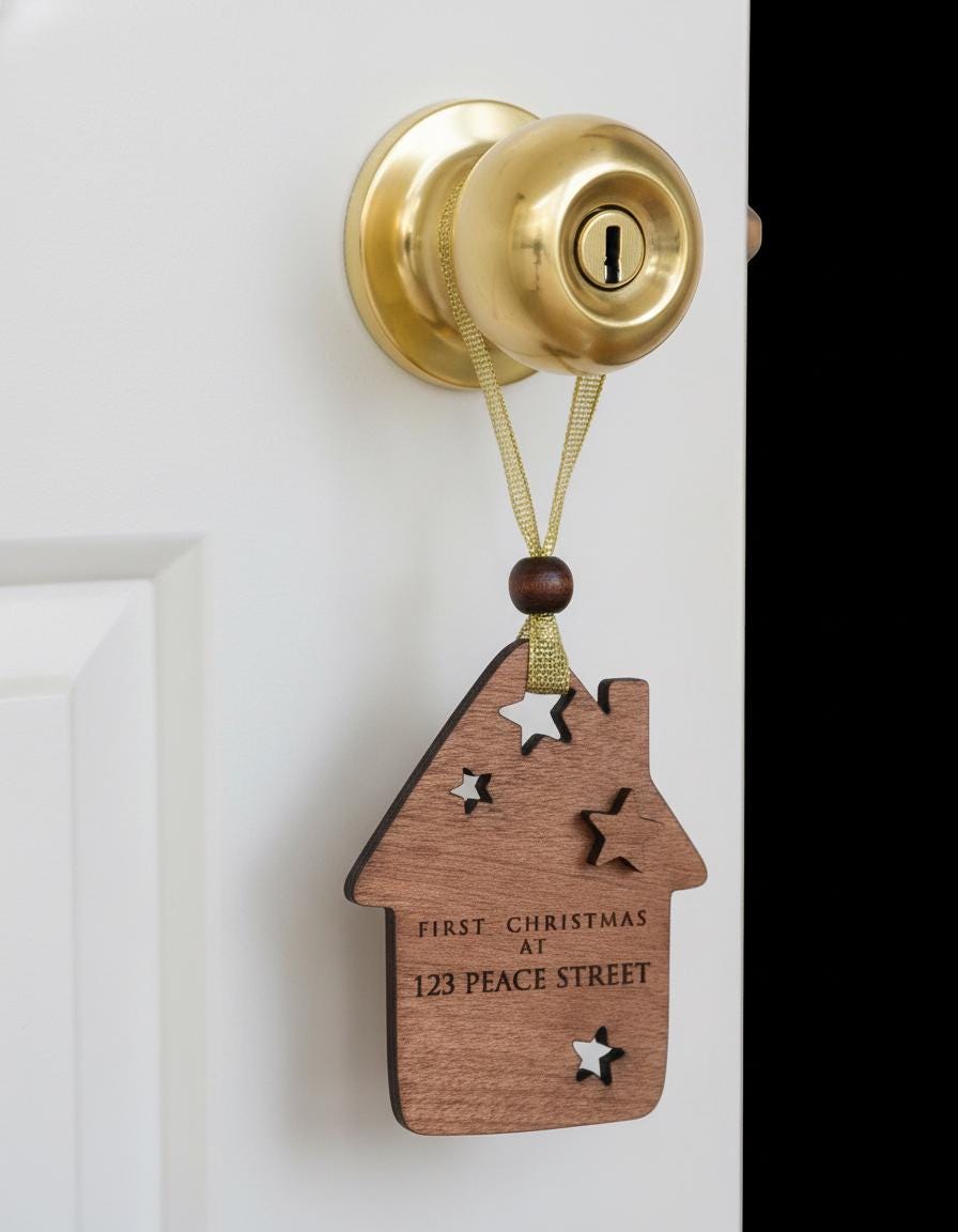 Personalized New Home Wooden Story Card: product image 4