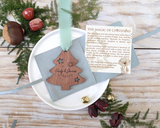 Personalized Christmas Tree Wooden Story Card: product image 2