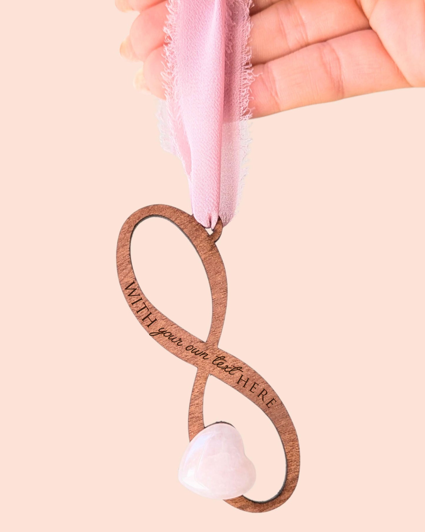 Infinity Wooden Story Card With Crystal: product image 6