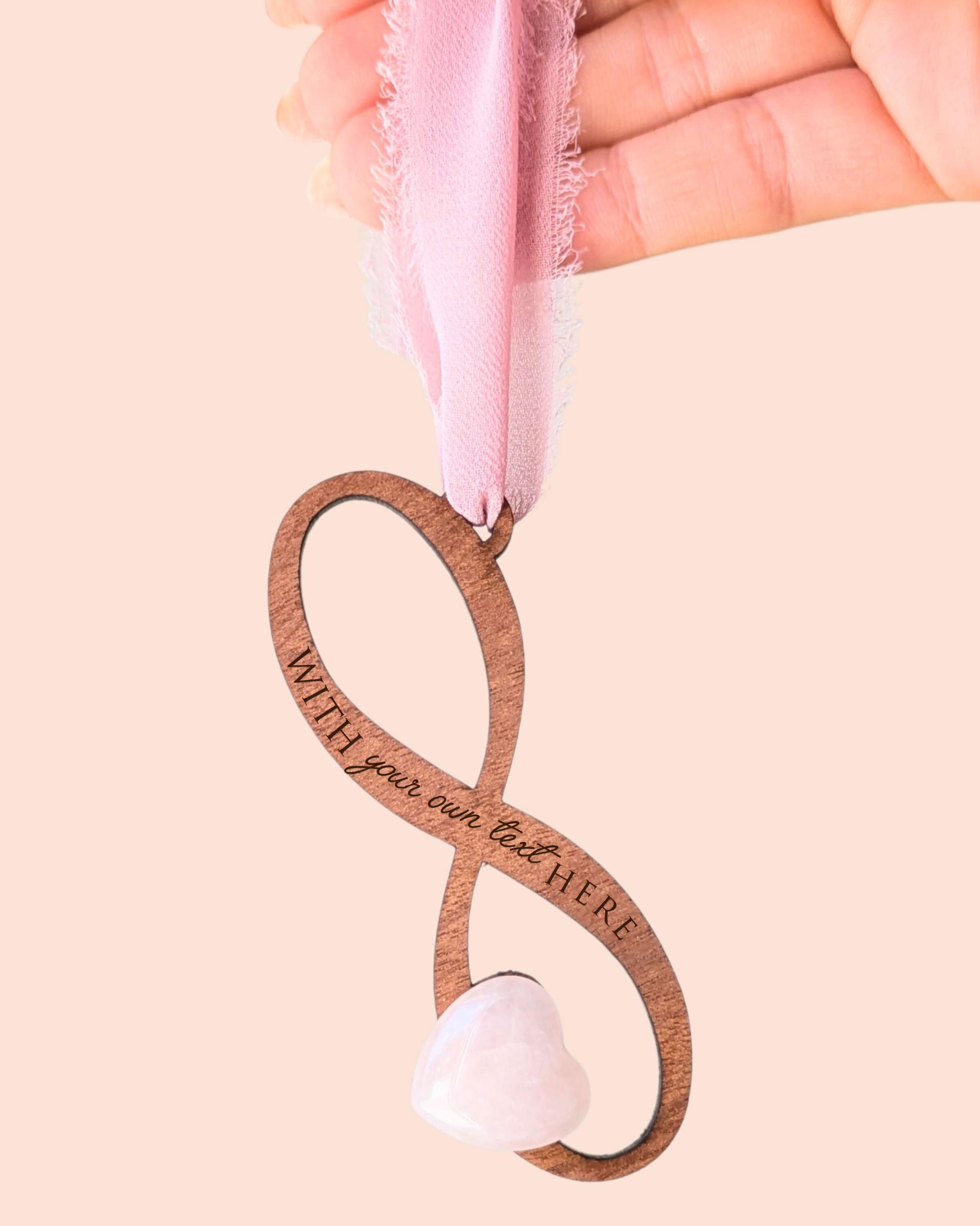 Infinity Wooden Story Card With Crystal: product image 6