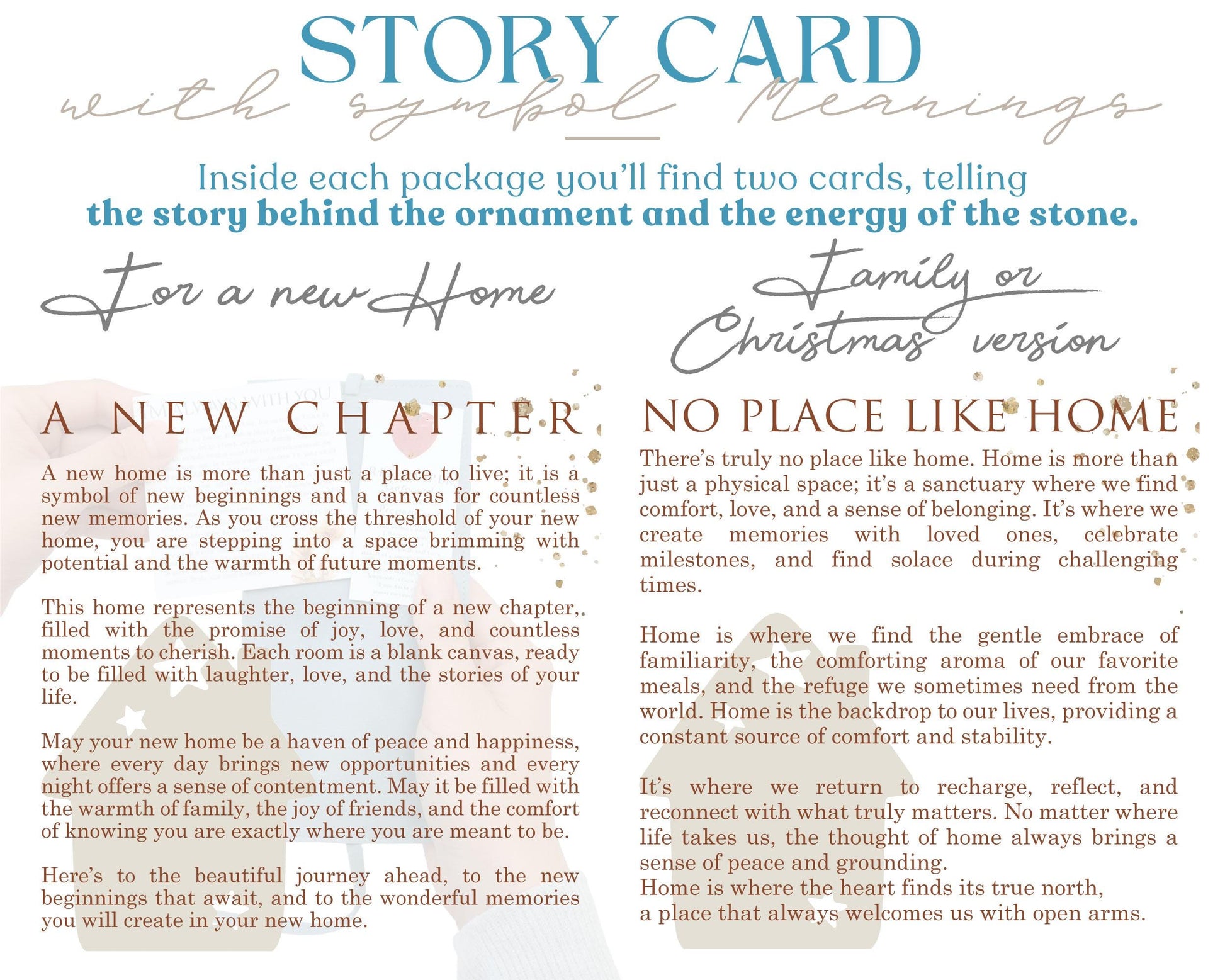 Personalized New Home Wooden Story Card: product image 6