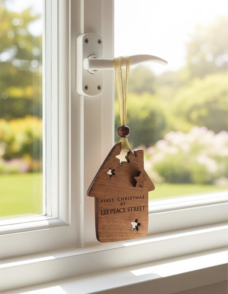 Personalized New Home Wooden Story Card: product image 8