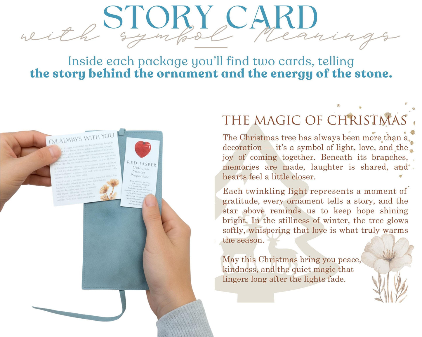Personalized Christmas Tree Wooden Story Card: product image 6
