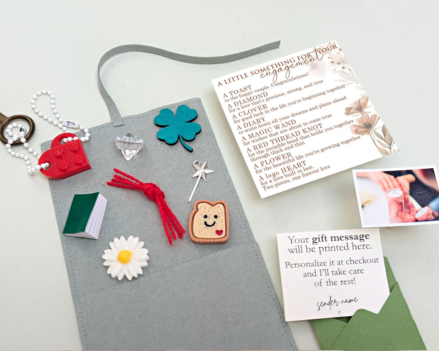 Engagement Pocket Gift With Photo – product image 3
