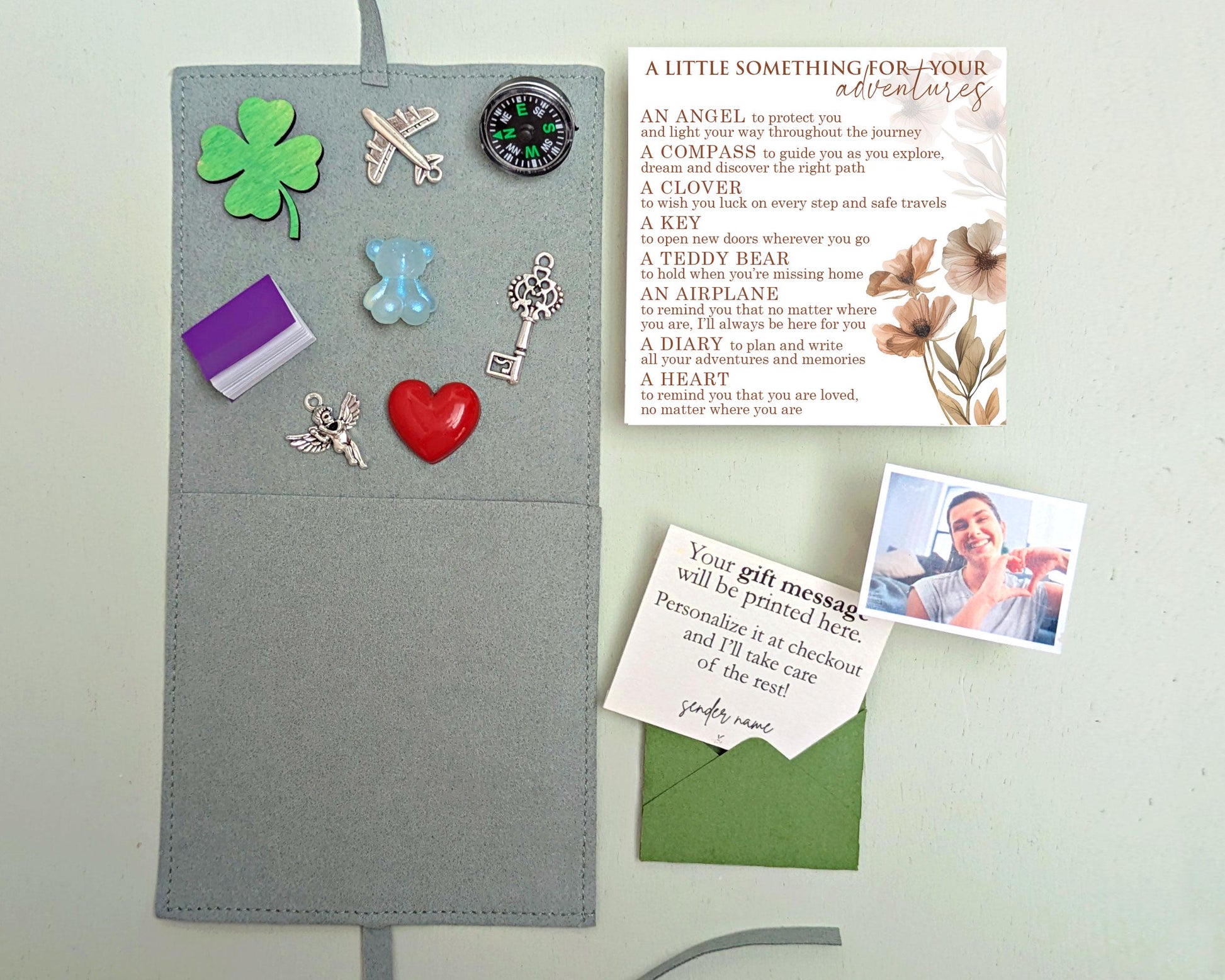 Travel Adventure Pocket Gift With Photo – product image 3