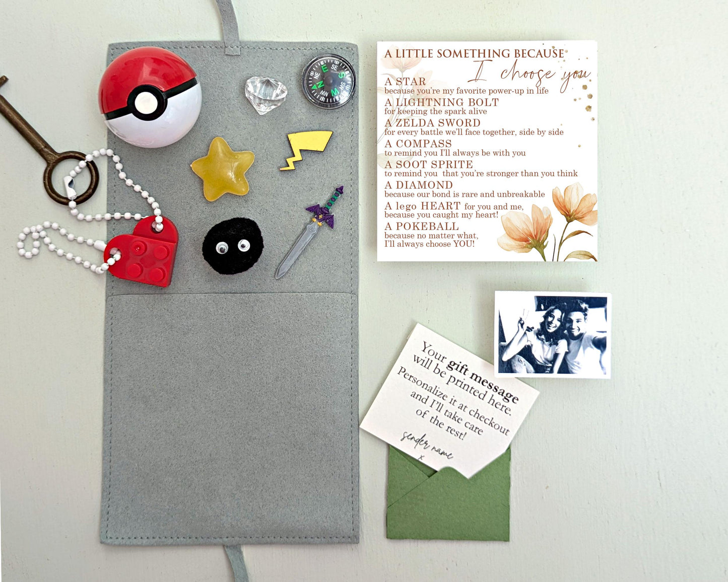 I Choose You Gaming Pocket Gift With Photo – product image 2