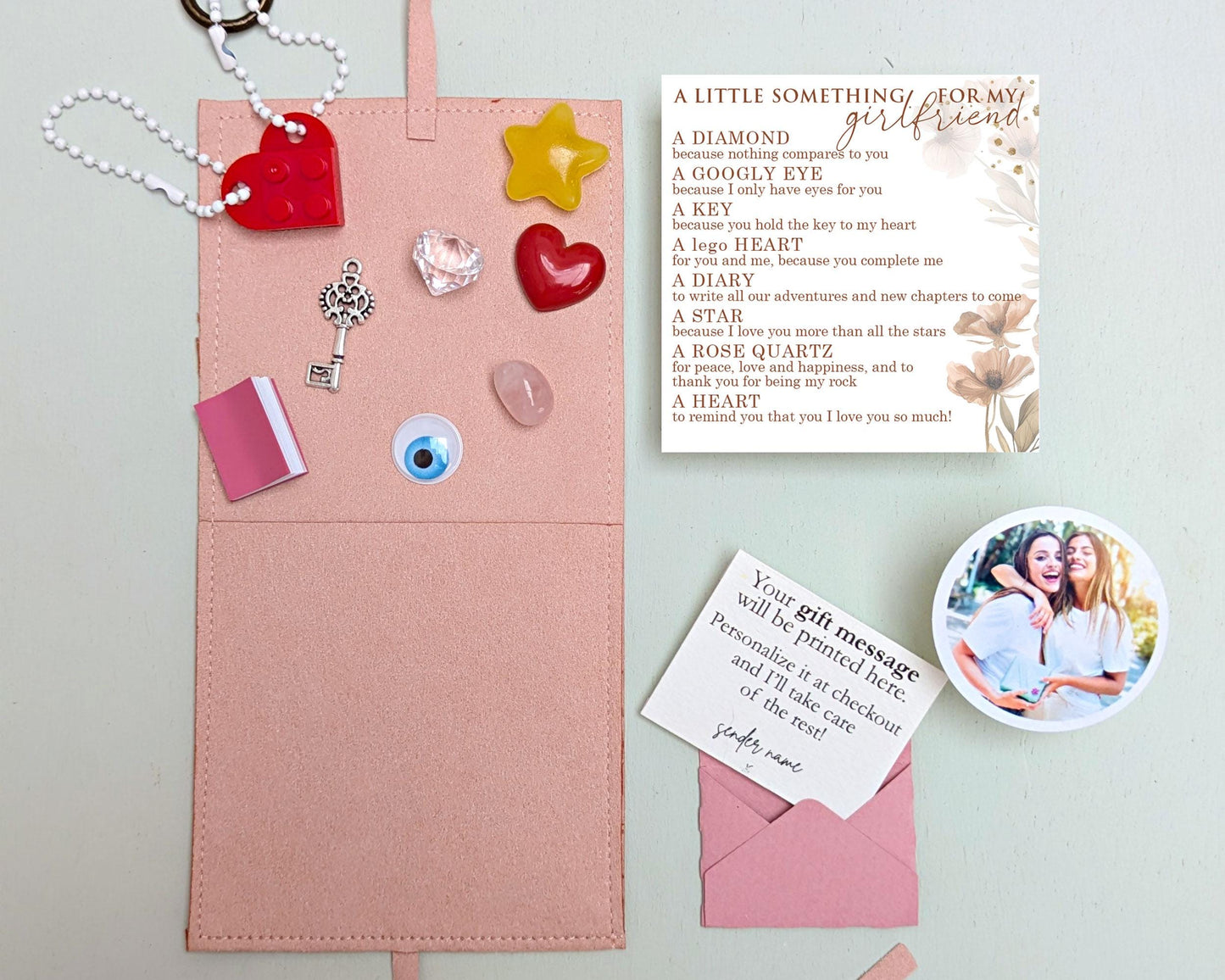Girlfriend Love Pocket Gift With Photo – product image 2