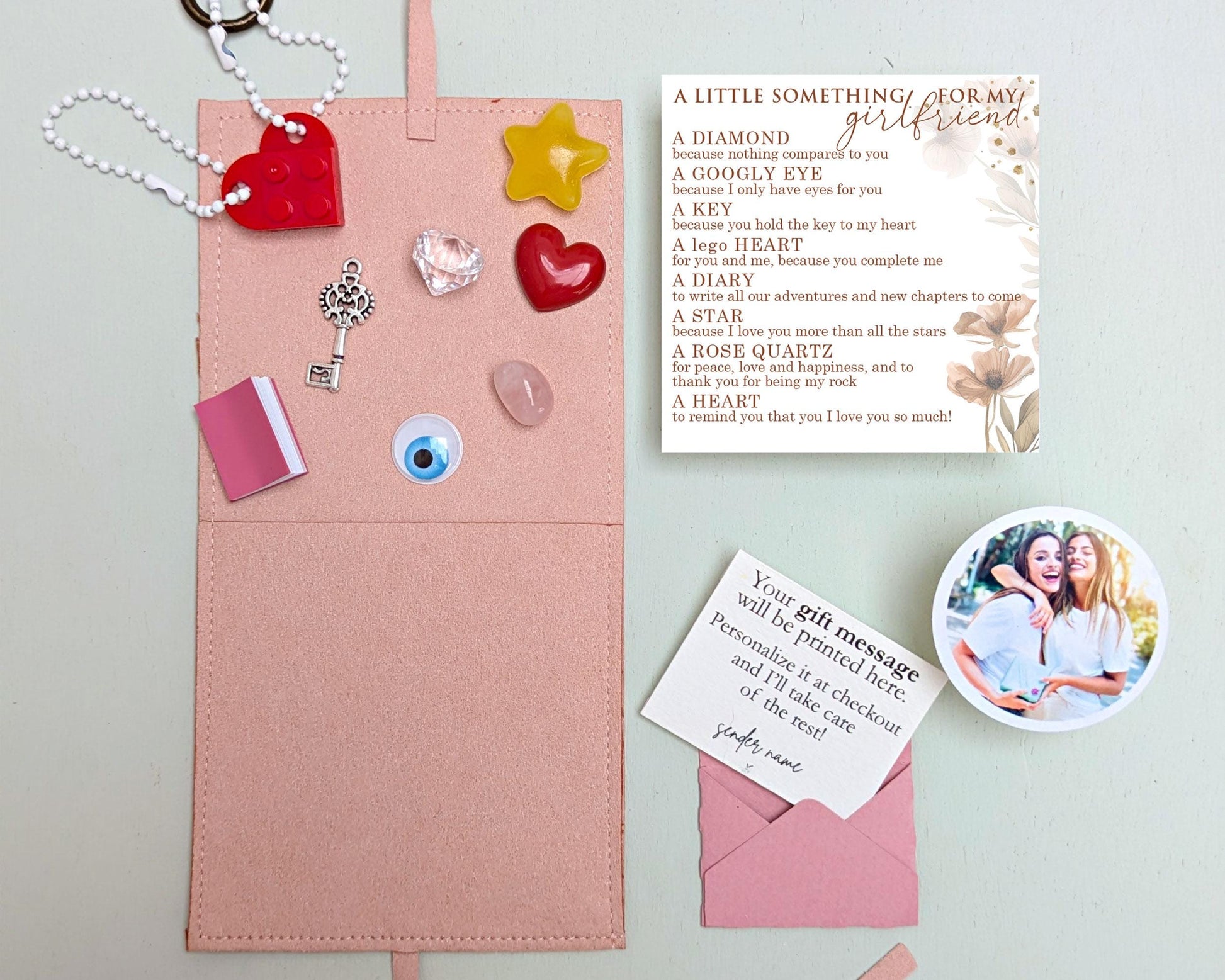 Girlfriend Love Pocket Gift With Photo – product image 2