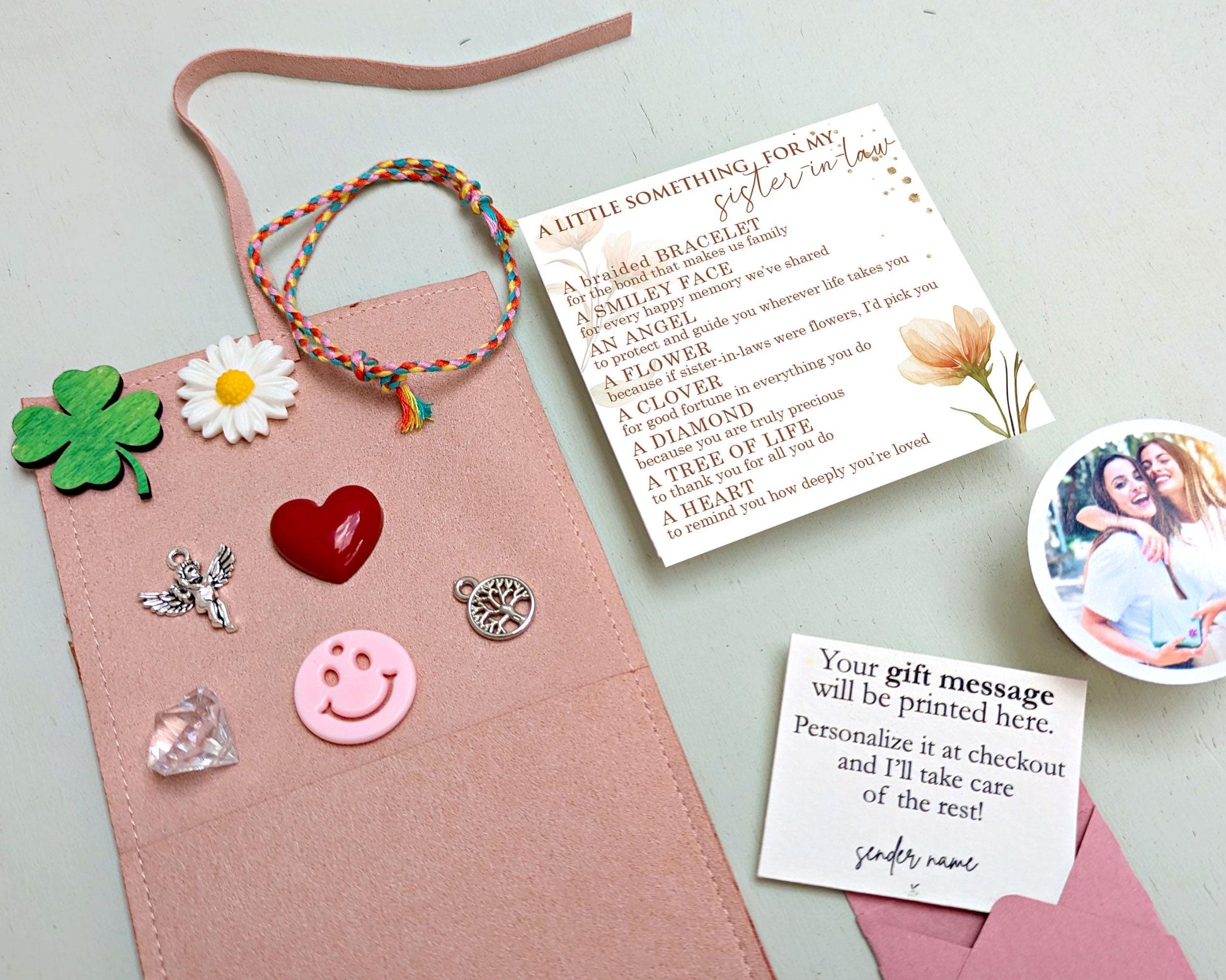 Sister-in-Law Pocket Gift With Photo – product image 4
