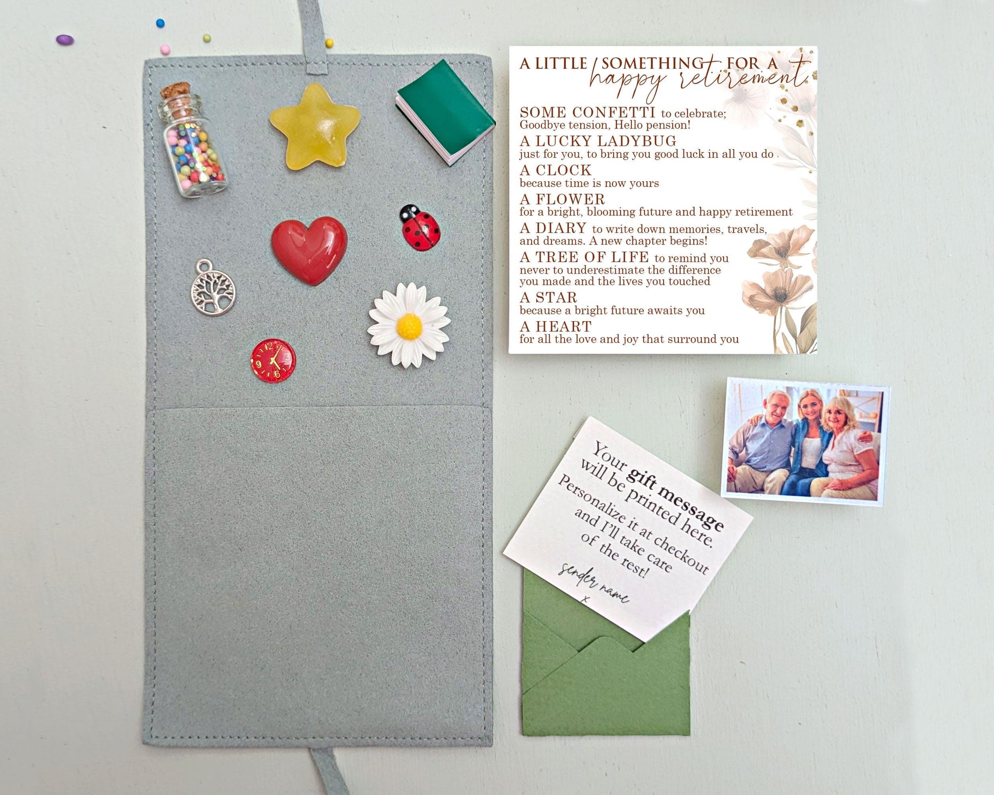 Retirement Pocket Gift With Photo – product image 2