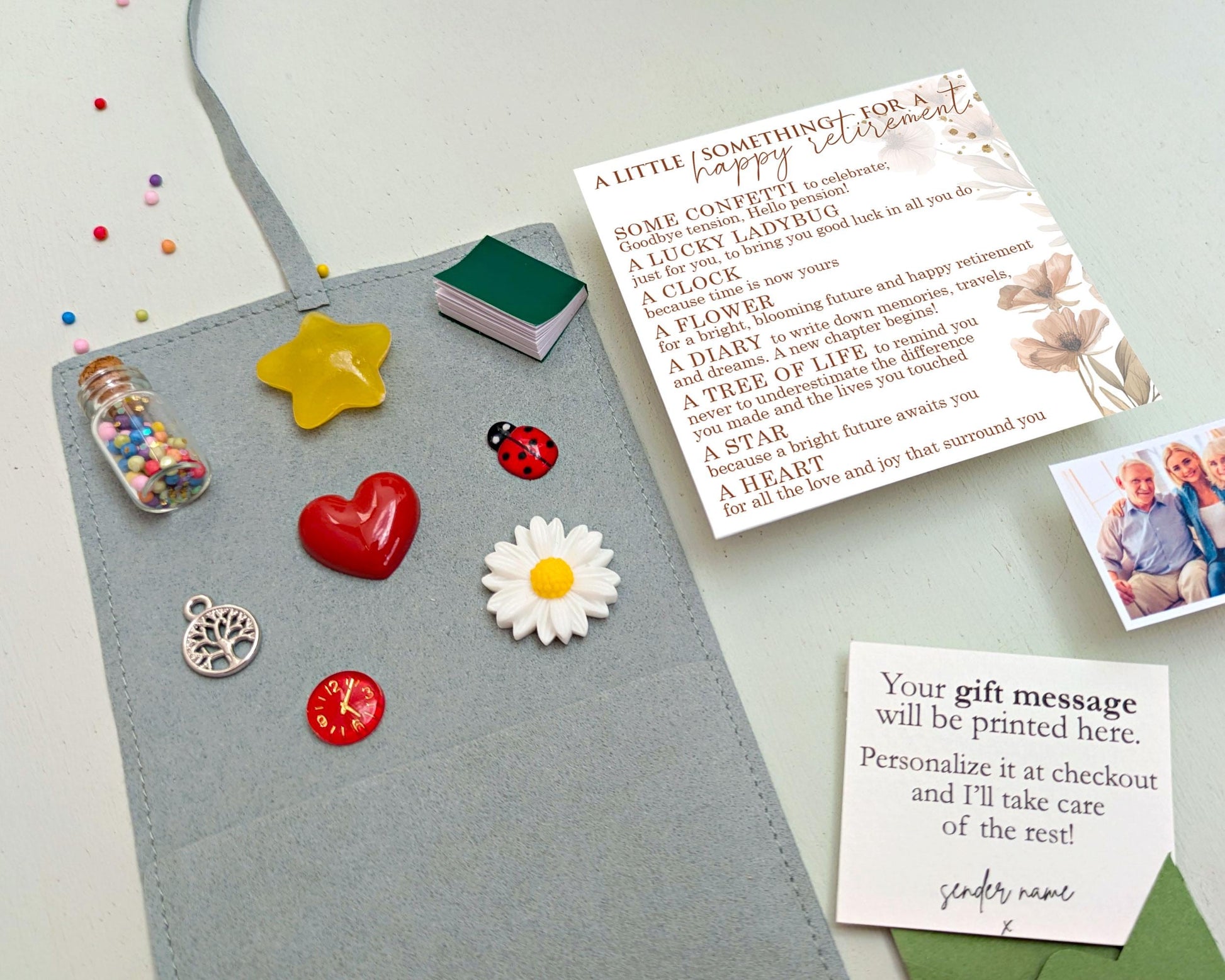 Retirement Pocket Gift With Photo – product image 3